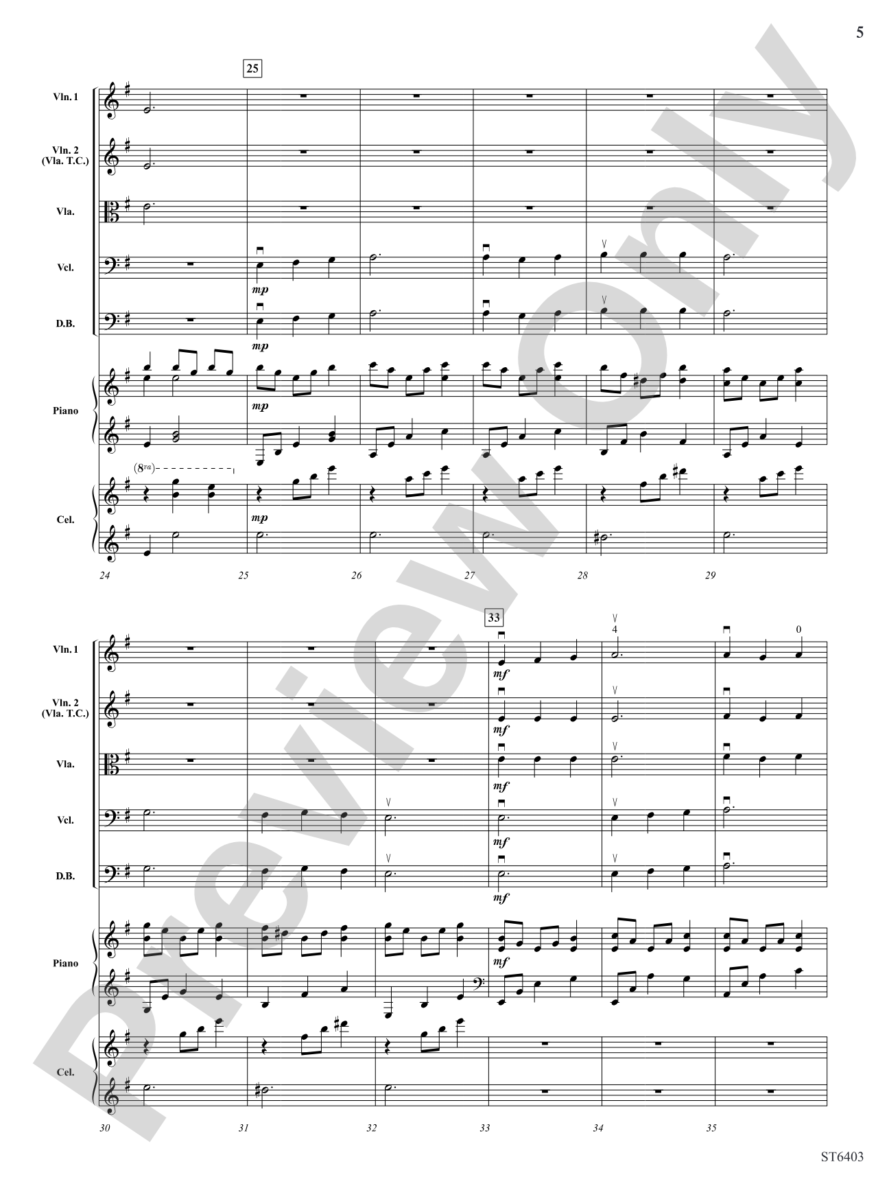 The Abandoned Funhouse: String Orchestra Conductor Score & Parts