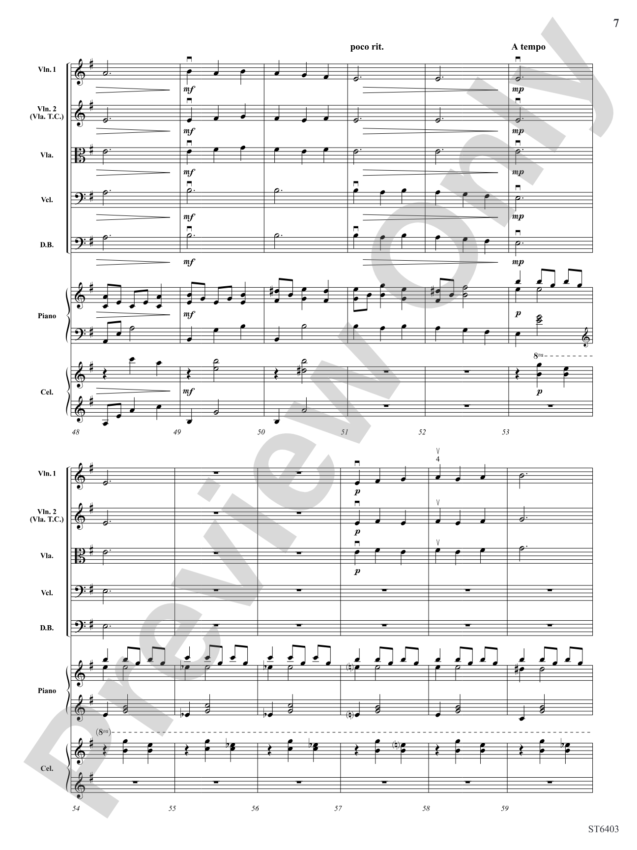 The Abandoned Funhouse: String Orchestra Conductor Score & Parts