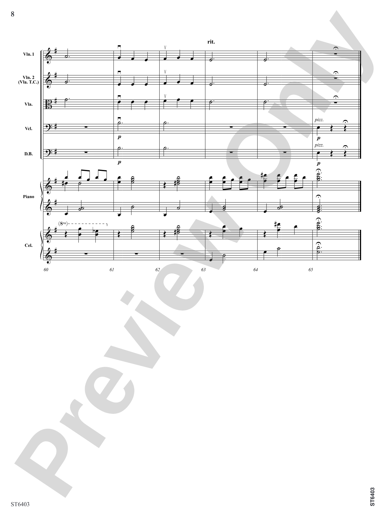 The Abandoned Funhouse: String Orchestra Conductor Score & Parts