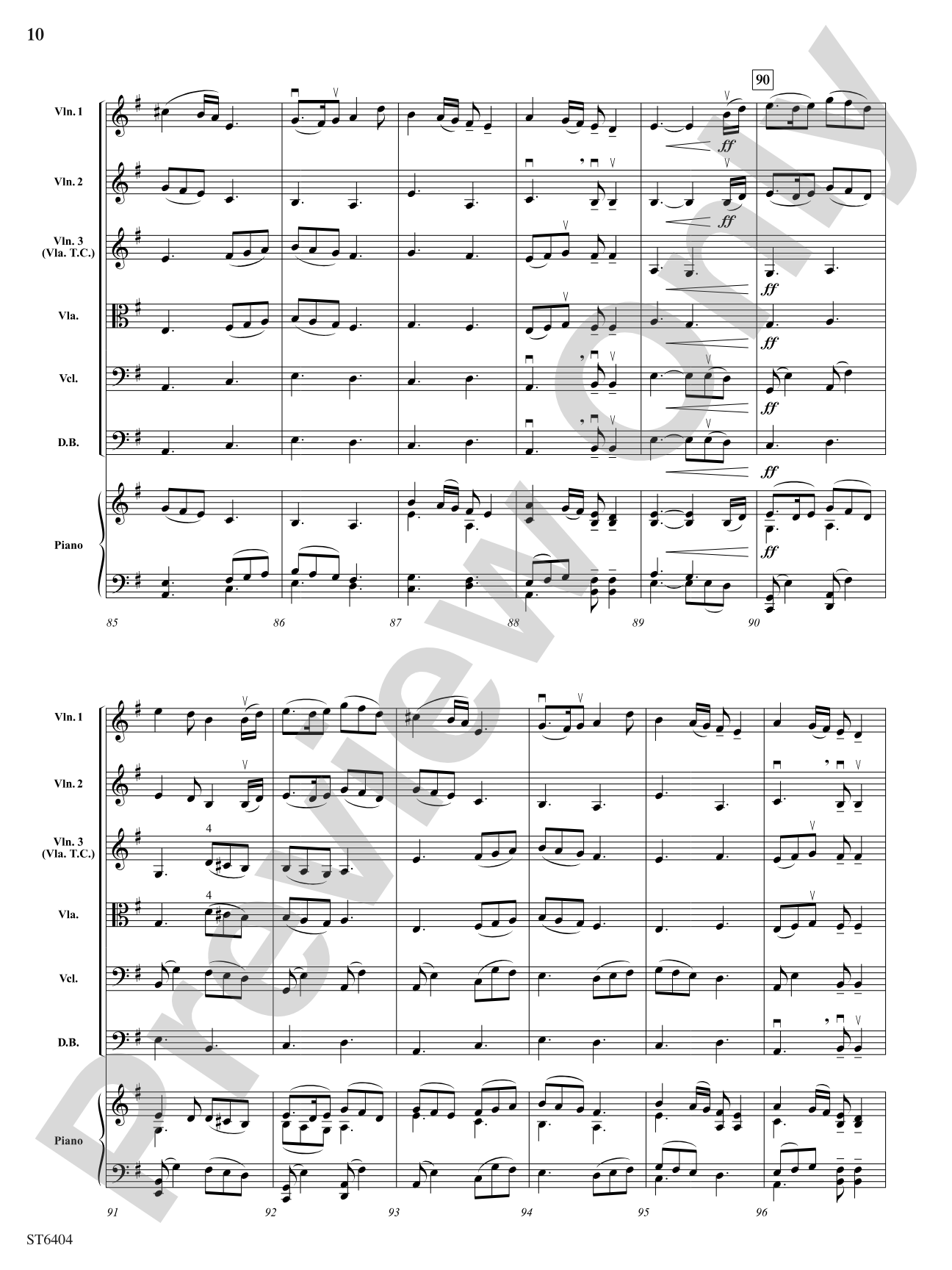 Swashbucklers Saga: String Orchestra Conductor Score & Parts