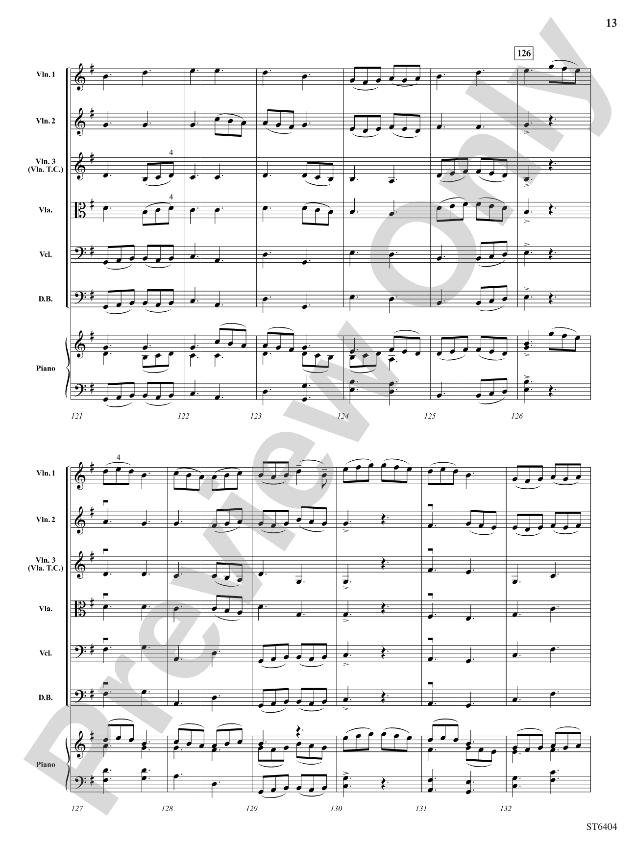 Swashbucklers Saga: String Orchestra Conductor Score & Parts
