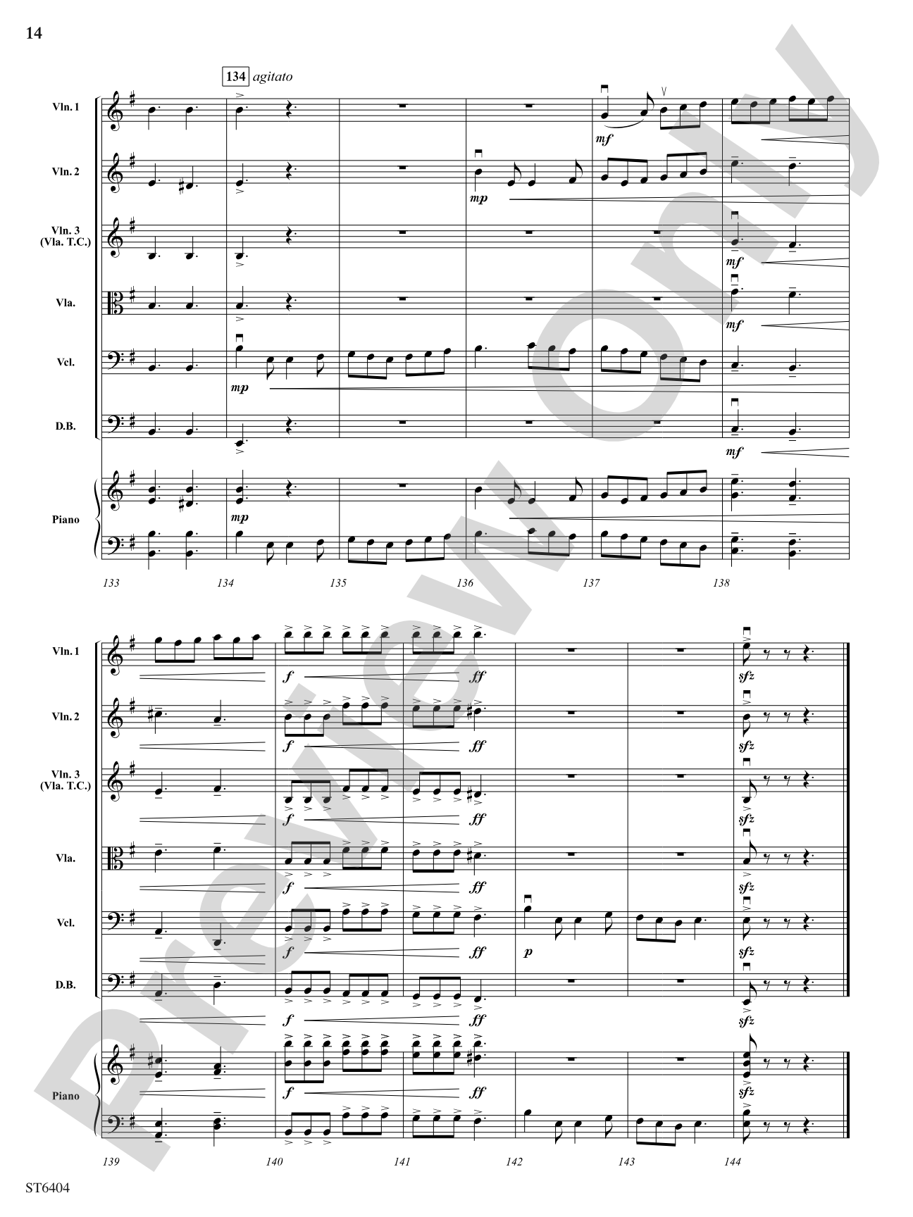 Swashbucklers Saga: String Orchestra Conductor Score & Parts