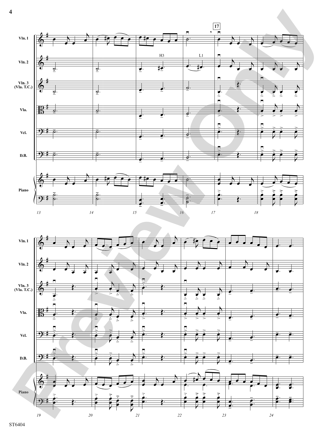 Swashbucklers Saga: String Orchestra Conductor Score & Parts