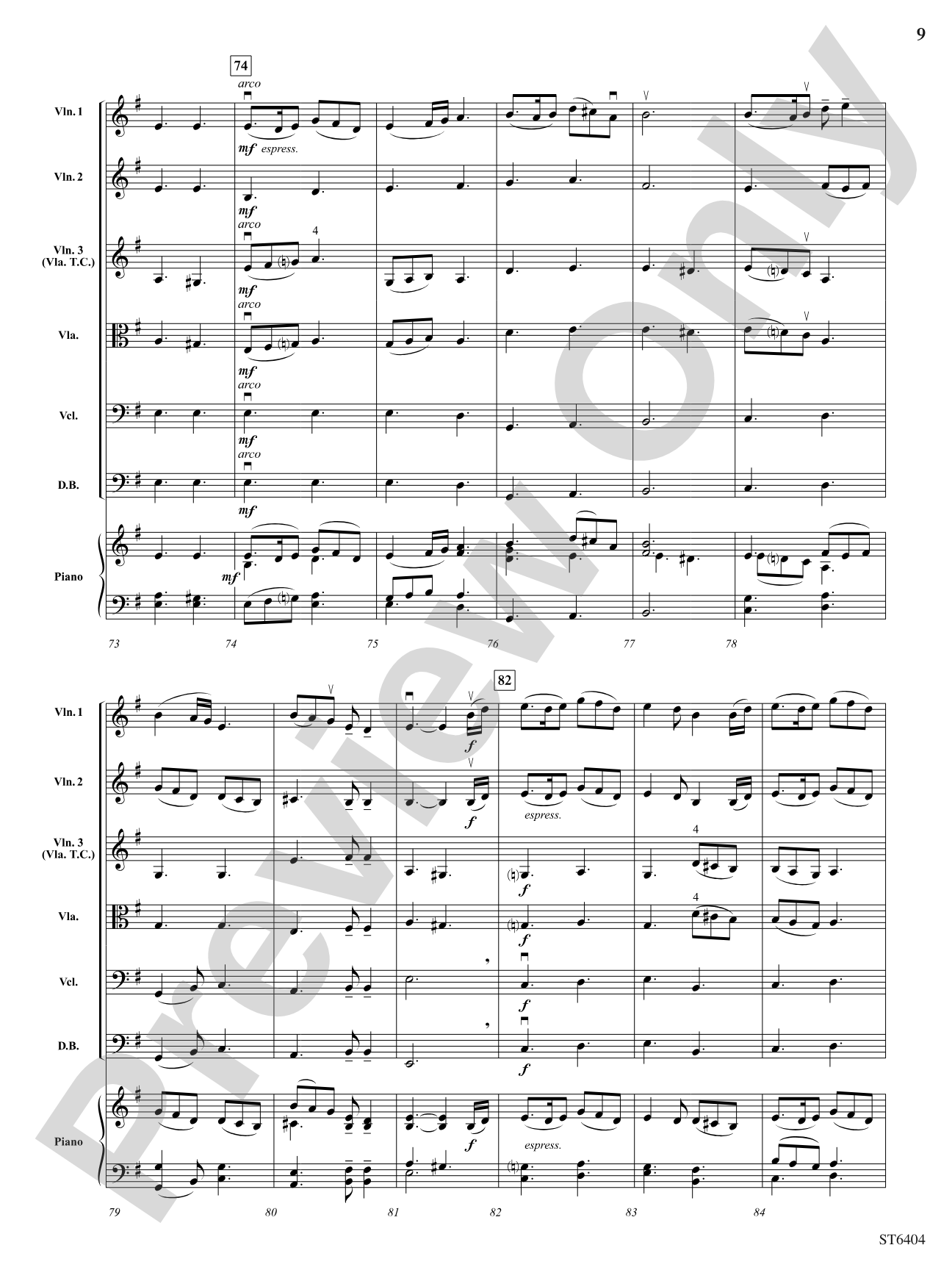 Swashbucklers Saga: String Orchestra Conductor Score & Parts