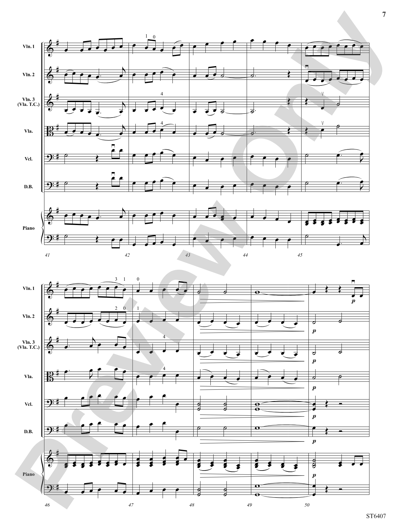 Simple Gifts: String Orchestra Conductor Score & Parts