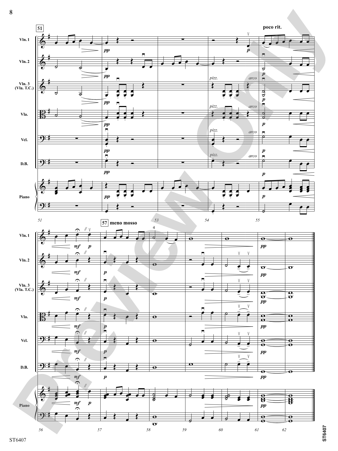 Simple Gifts: String Orchestra Conductor Score & Parts