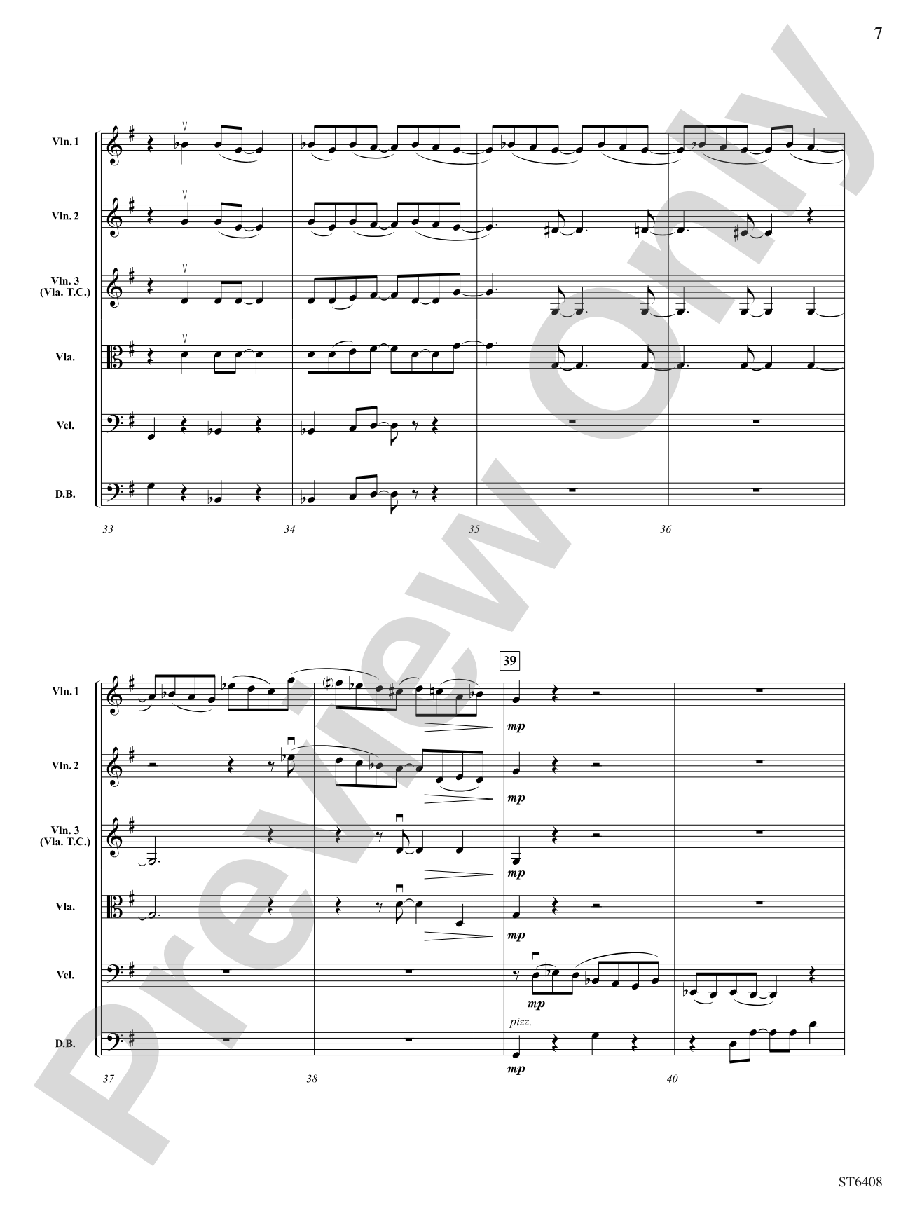 Apple Seed in My Banana: String Orchestra Conductor Score & Parts