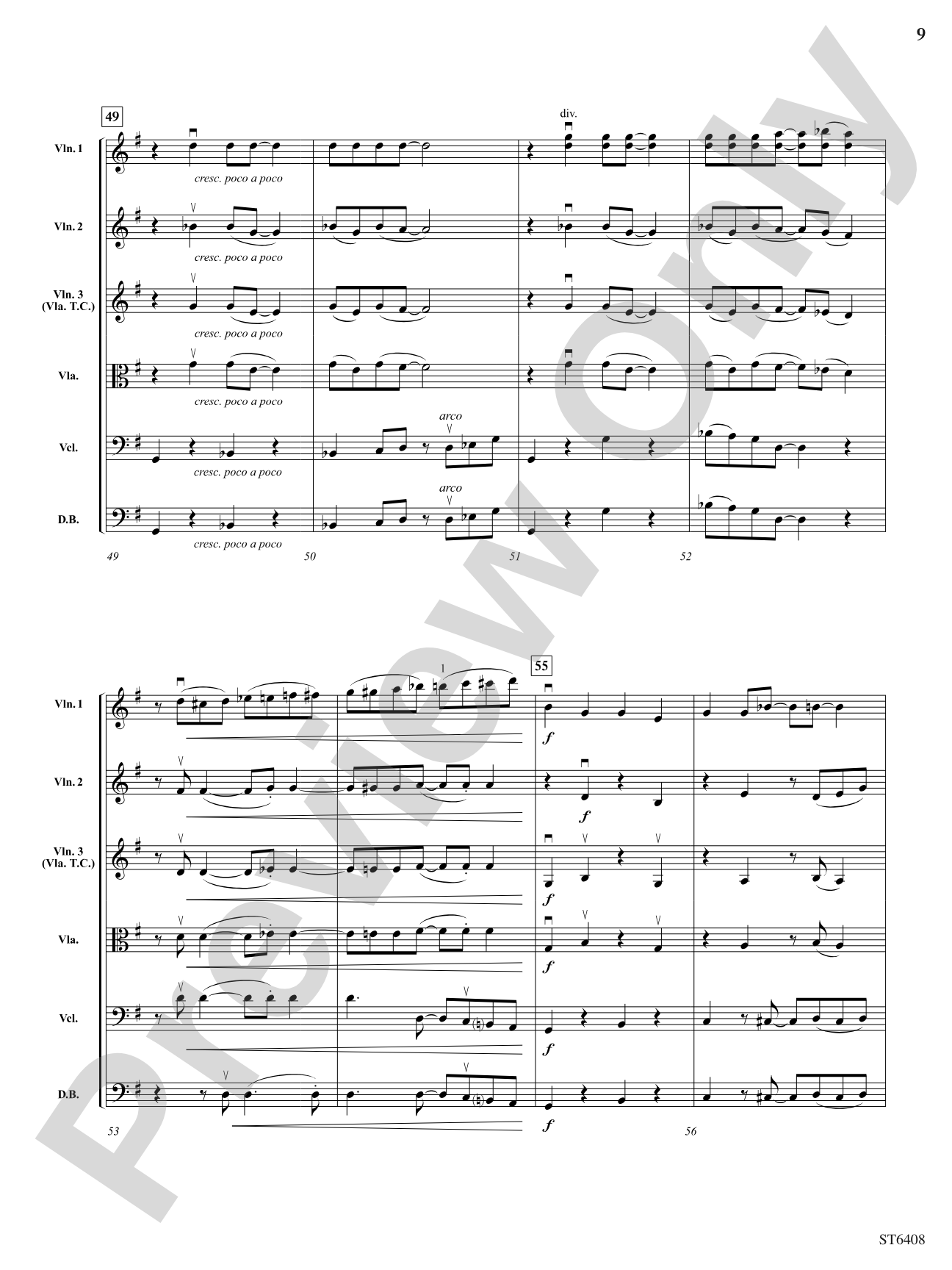 Apple Seed in My Banana: String Orchestra Conductor Score & Parts
