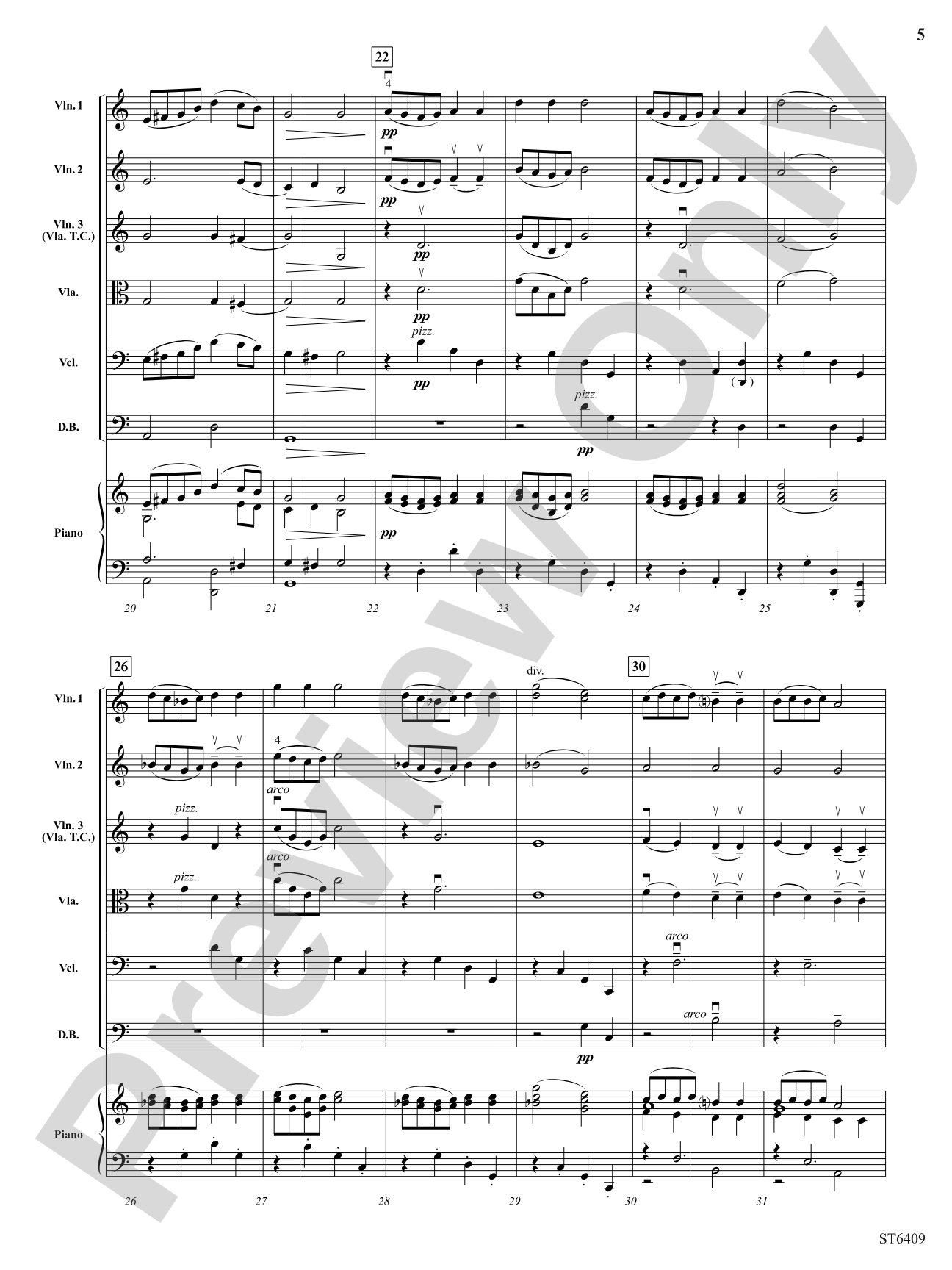 A Nordic Lullaby: String Orchestra Conductor Score & Parts