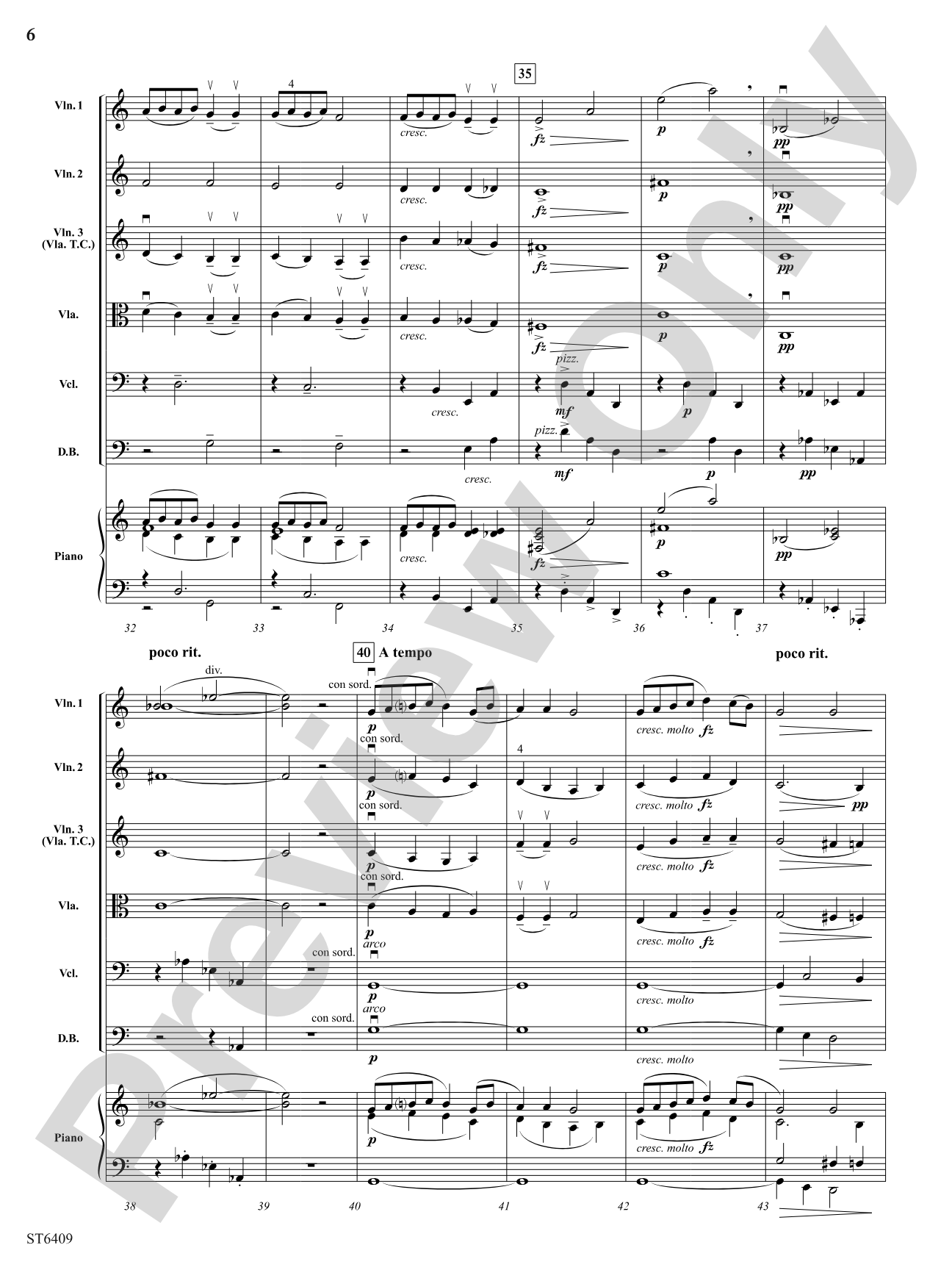 A Nordic Lullaby: String Orchestra Conductor Score & Parts