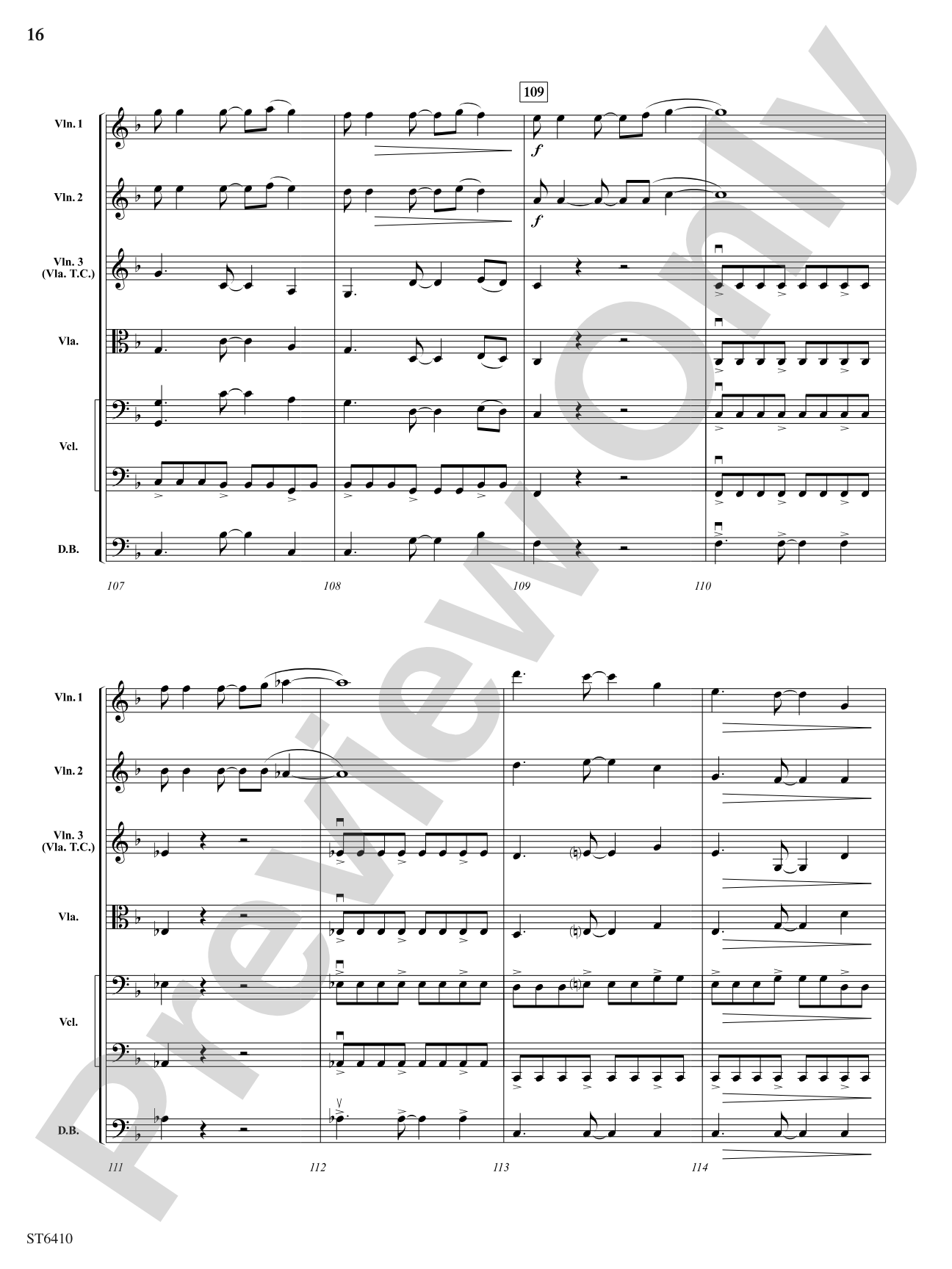 Blue Mountain: String Orchestra Conductor Score & Parts