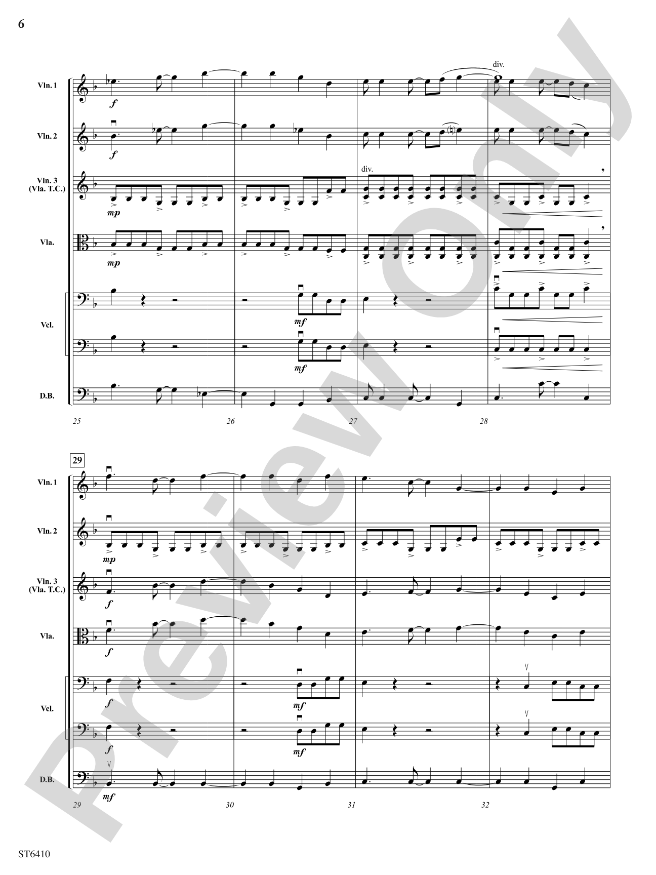 Blue Mountain: String Orchestra Conductor Score & Parts