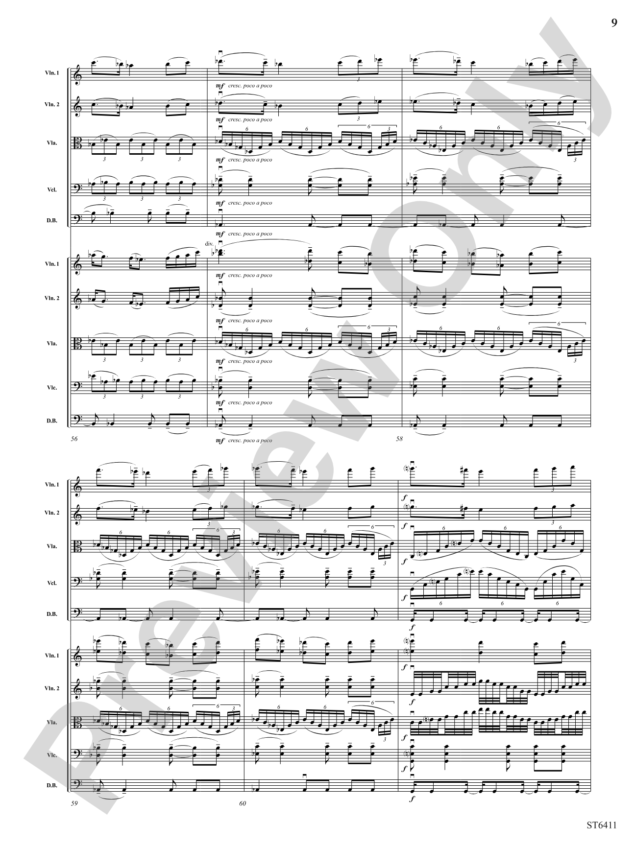 A Moment for Peace: String Orchestra Conductor Score & Parts