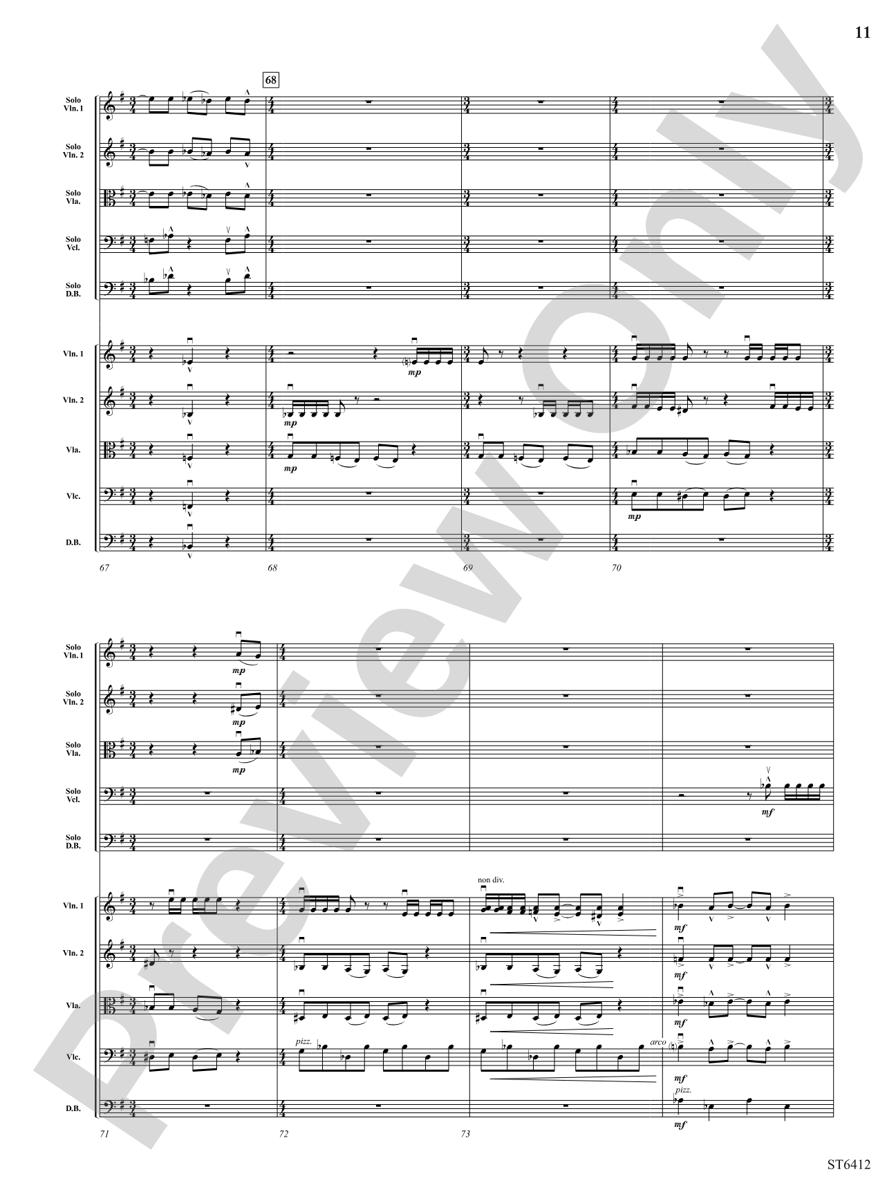 Urban Concerto Grosso: String Orchestra Conductor Score & Parts