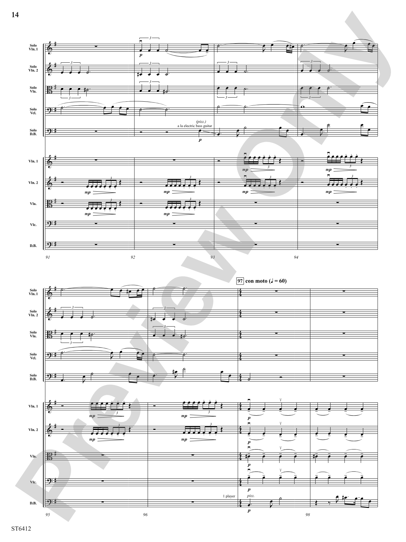 Urban Concerto Grosso: String Orchestra Conductor Score & Parts