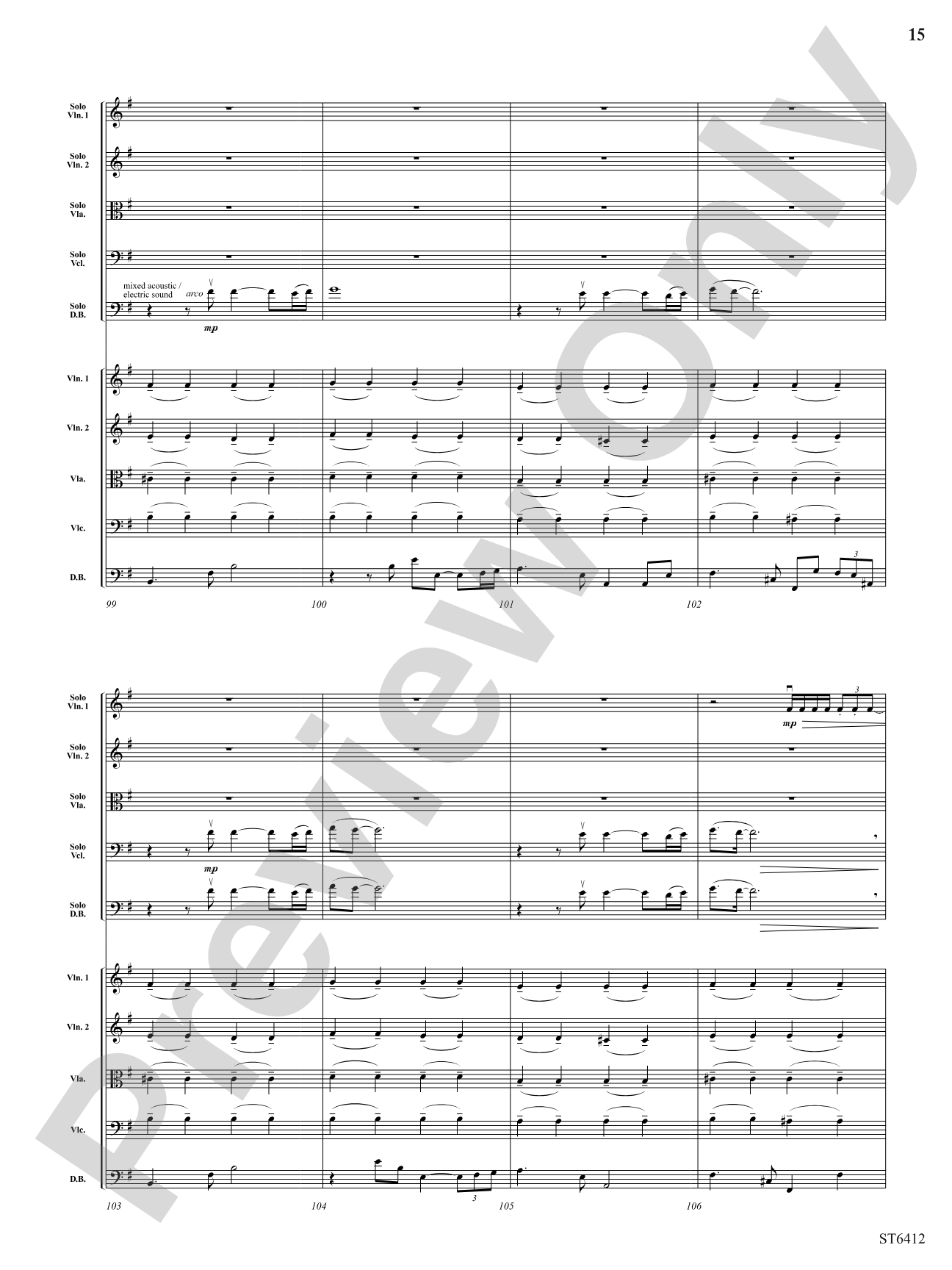 Urban Concerto Grosso: String Orchestra Conductor Score & Parts