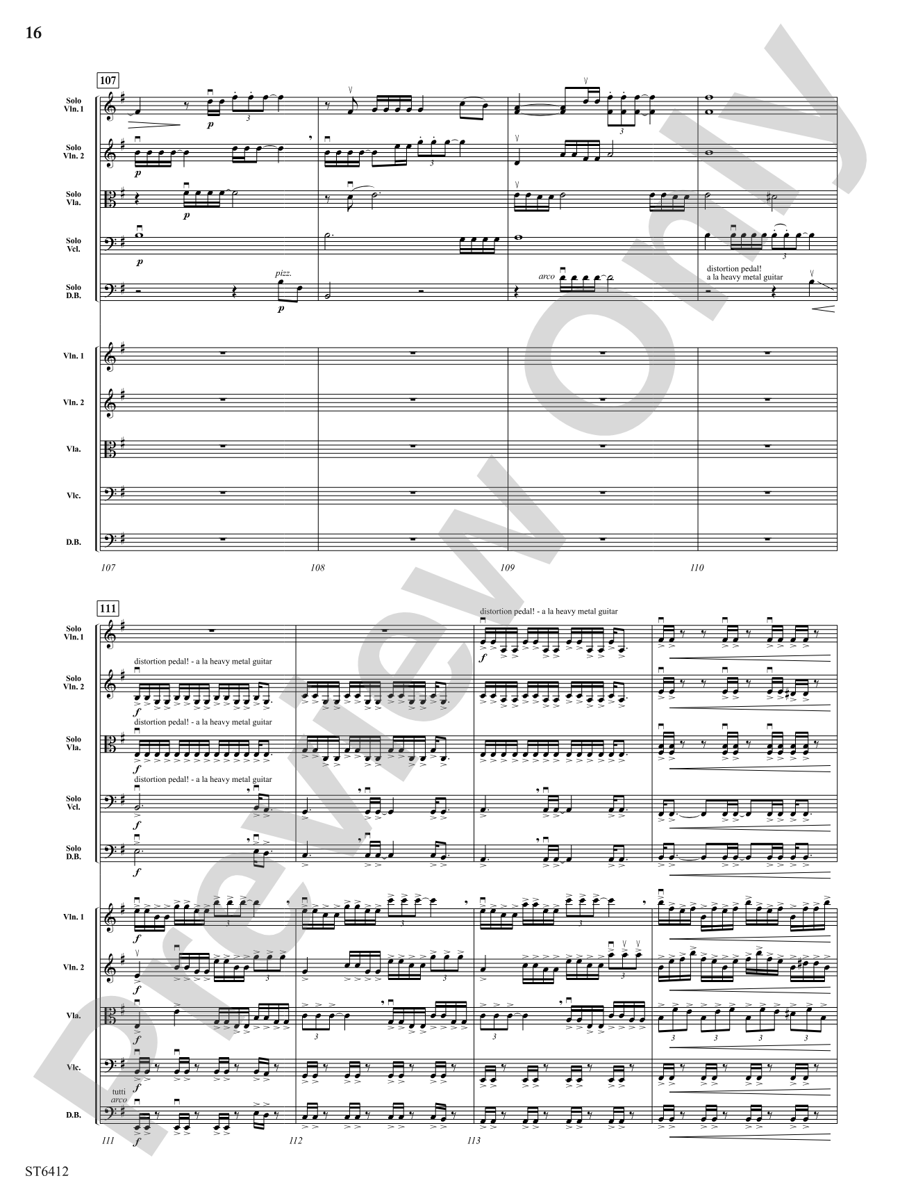 Urban Concerto Grosso: String Orchestra Conductor Score & Parts