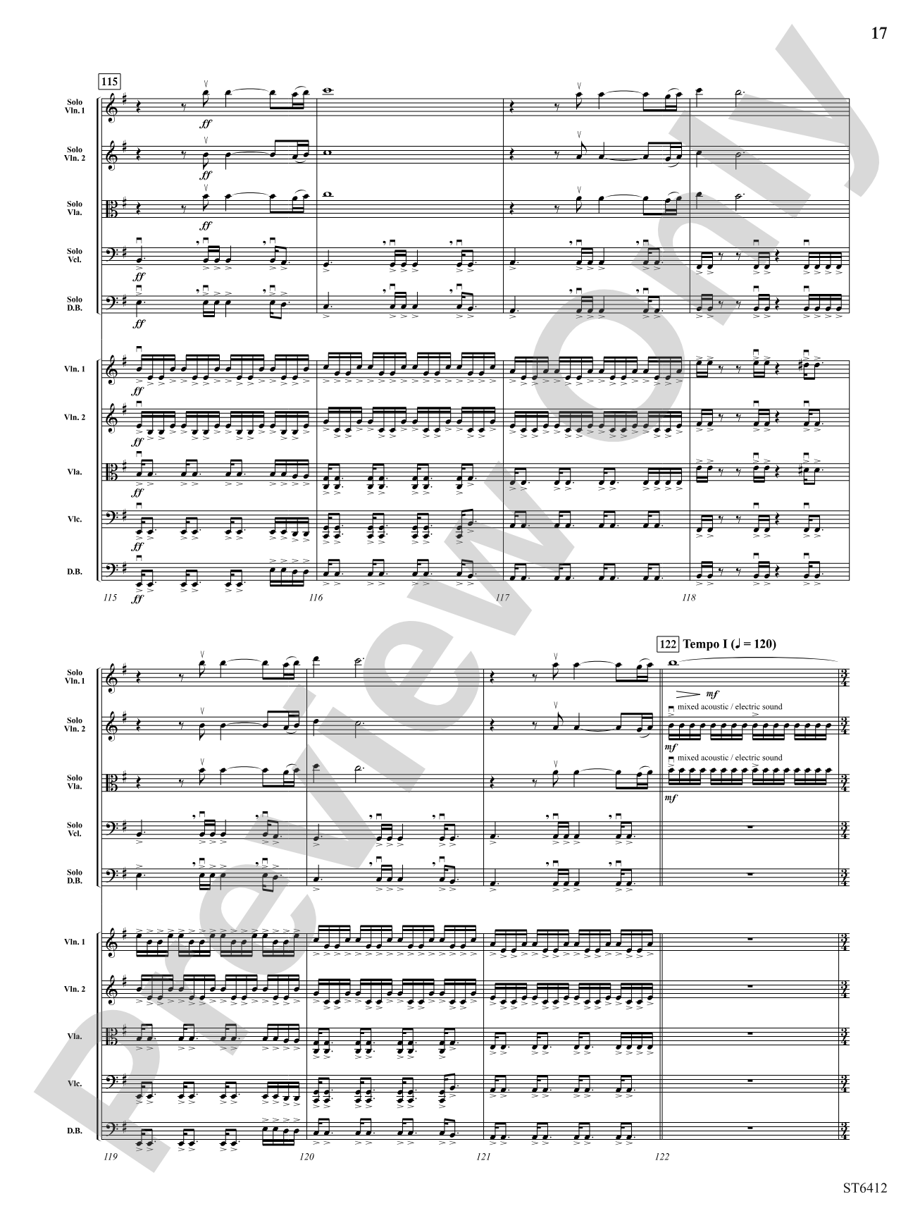 Urban Concerto Grosso: String Orchestra Conductor Score & Parts