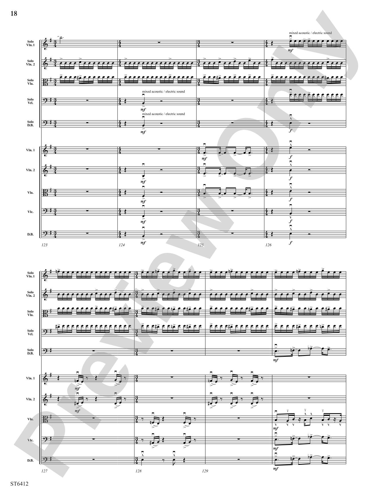 Urban Concerto Grosso: String Orchestra Conductor Score & Parts
