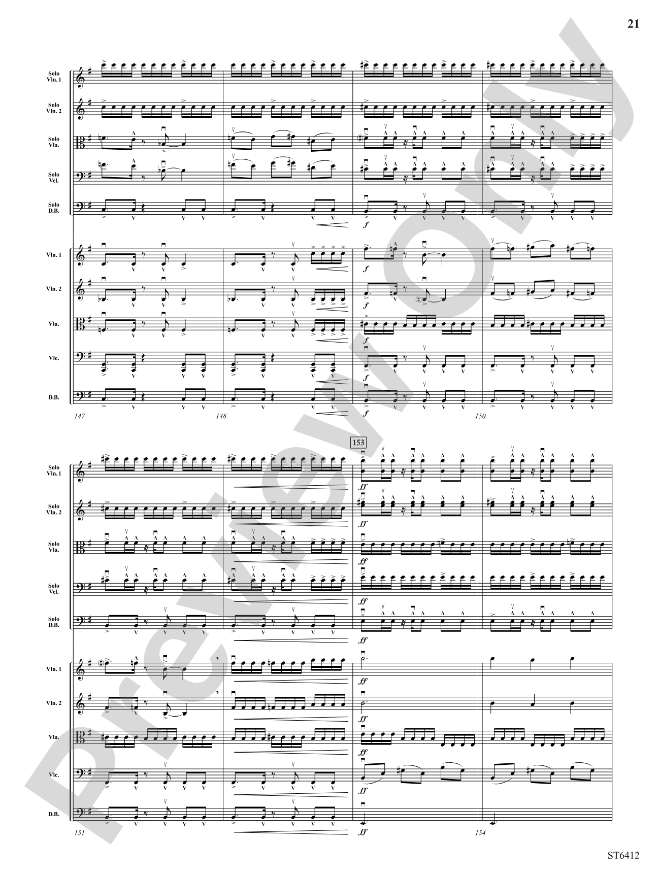 Urban Concerto Grosso: String Orchestra Conductor Score & Parts