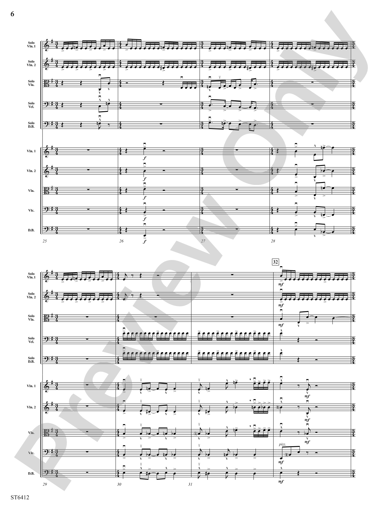Urban Concerto Grosso: String Orchestra Conductor Score & Parts