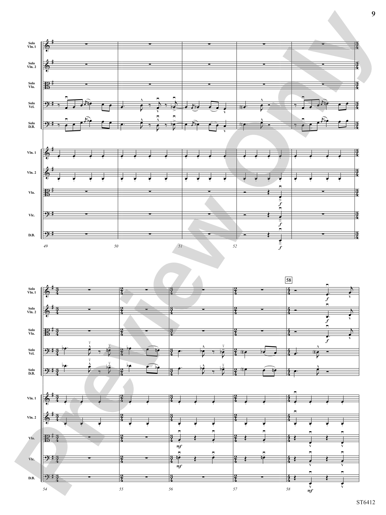 Urban Concerto Grosso: String Orchestra Conductor Score & Parts