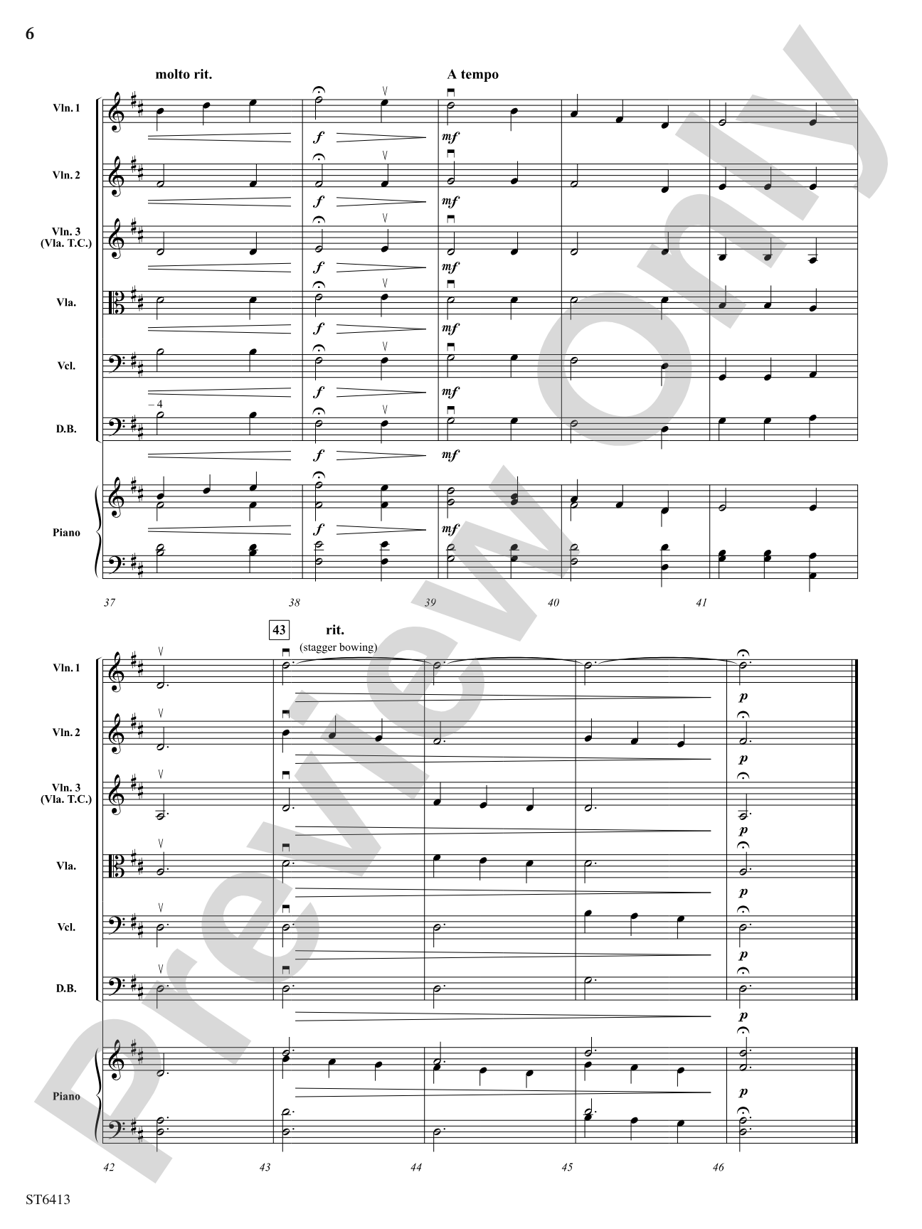 Gap of Dunloe: String Orchestra Conductor Score & Parts