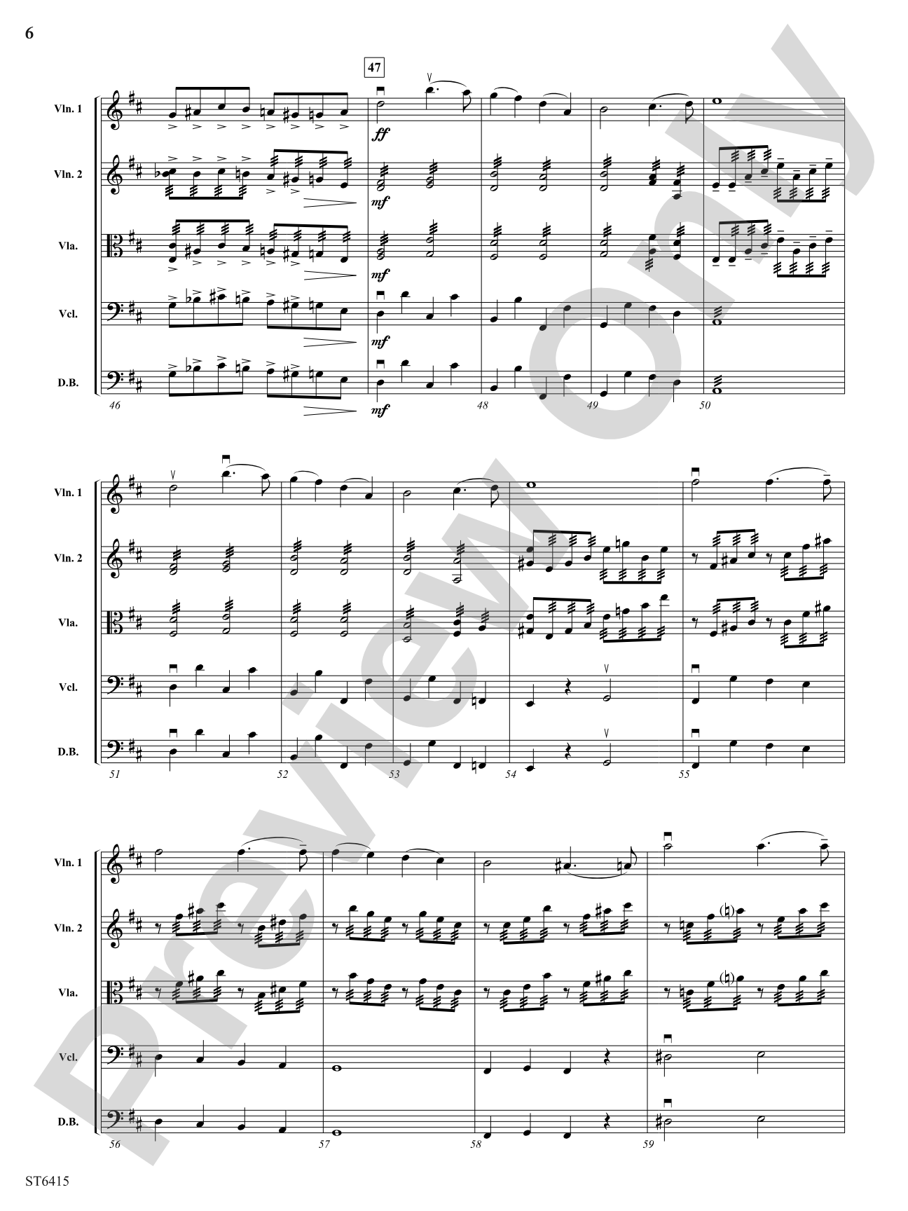Overture to Rienzi: String Orchestra Conductor Score & Parts