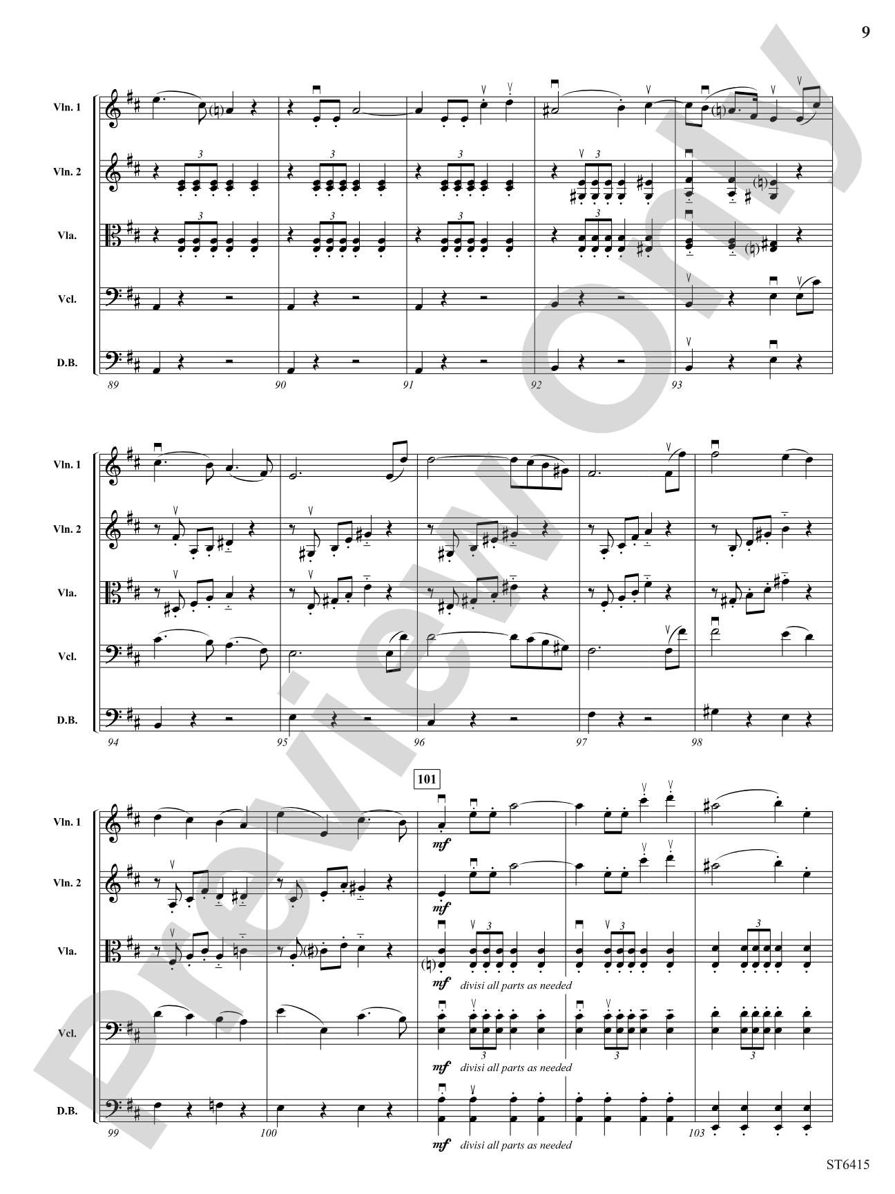 Overture to Rienzi: String Orchestra Conductor Score & Parts