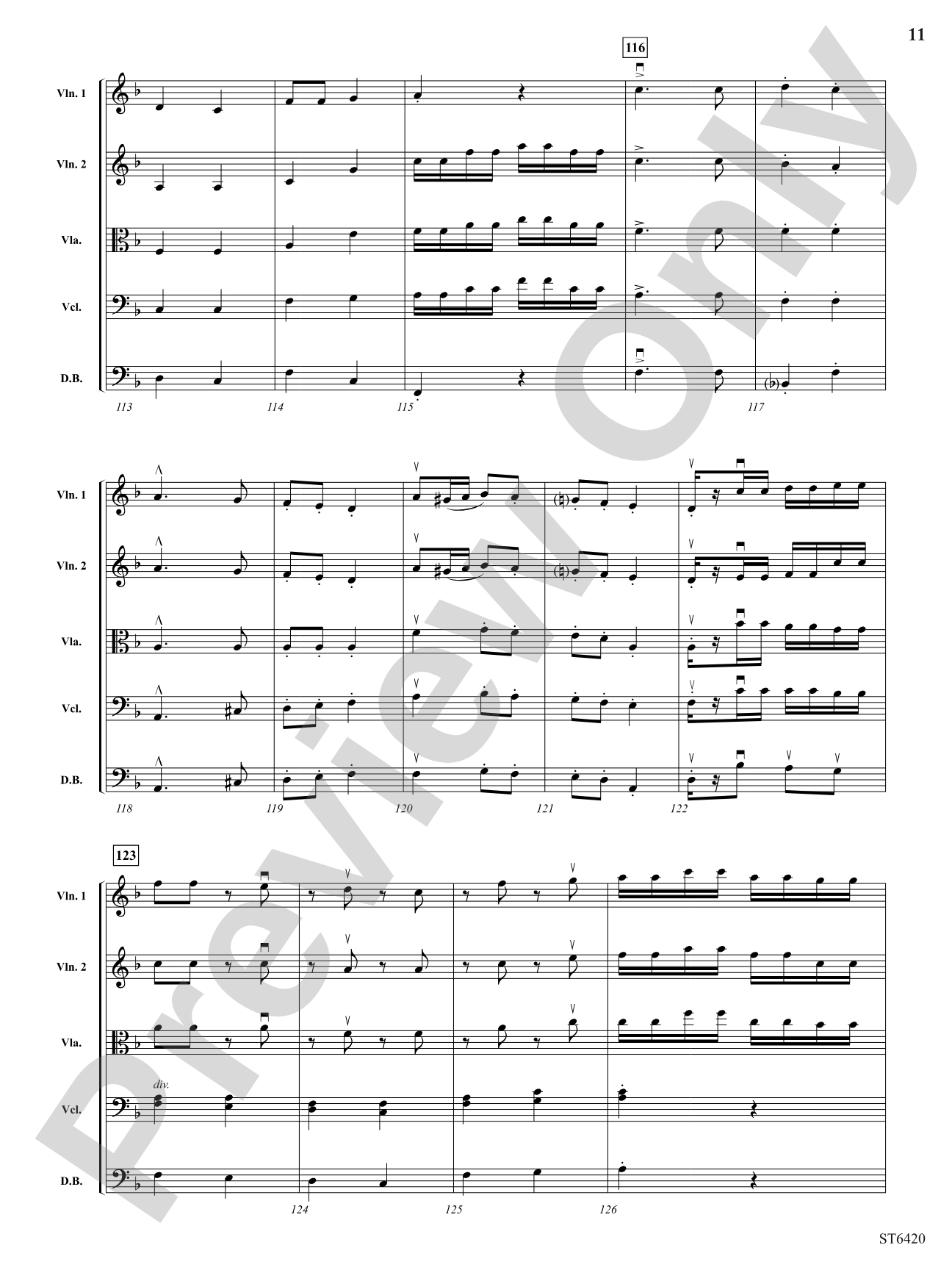 Hungarian Rhapsody No 9: String Orchestra Conductor Score & Parts