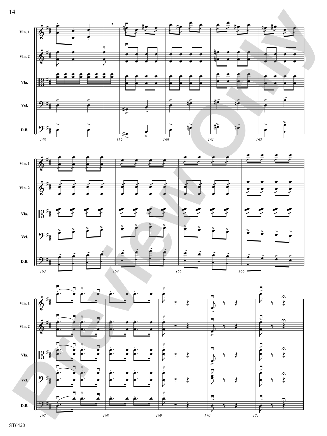 Hungarian Rhapsody No 9: String Orchestra Conductor Score & Parts