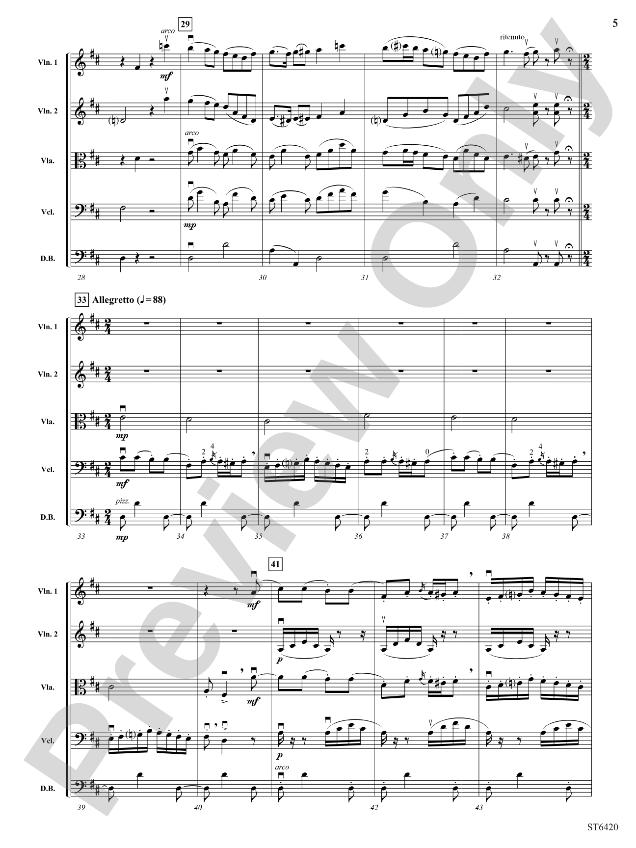 Hungarian Rhapsody No 9: String Orchestra Conductor Score & Parts