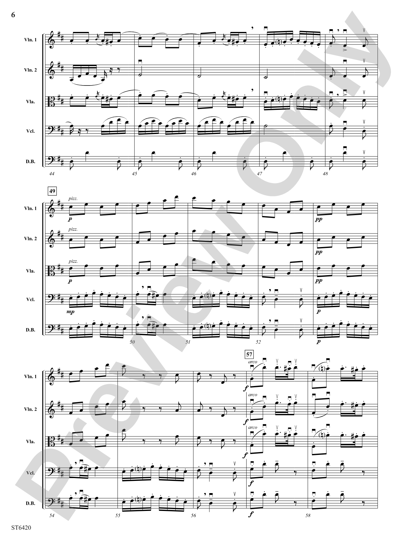 Hungarian Rhapsody No 9: String Orchestra Conductor Score & Parts