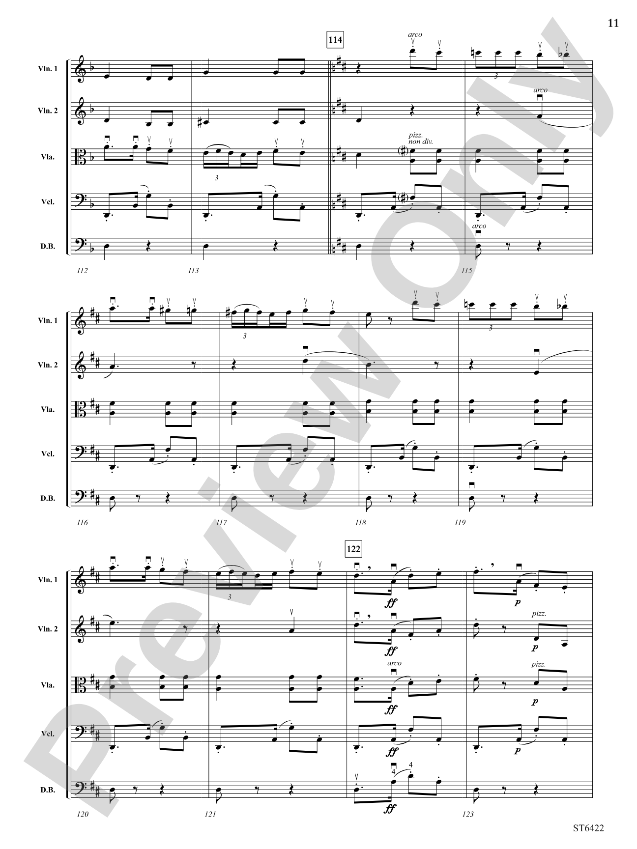 Themes from Carmen: String Orchestra Conductor Score & Parts