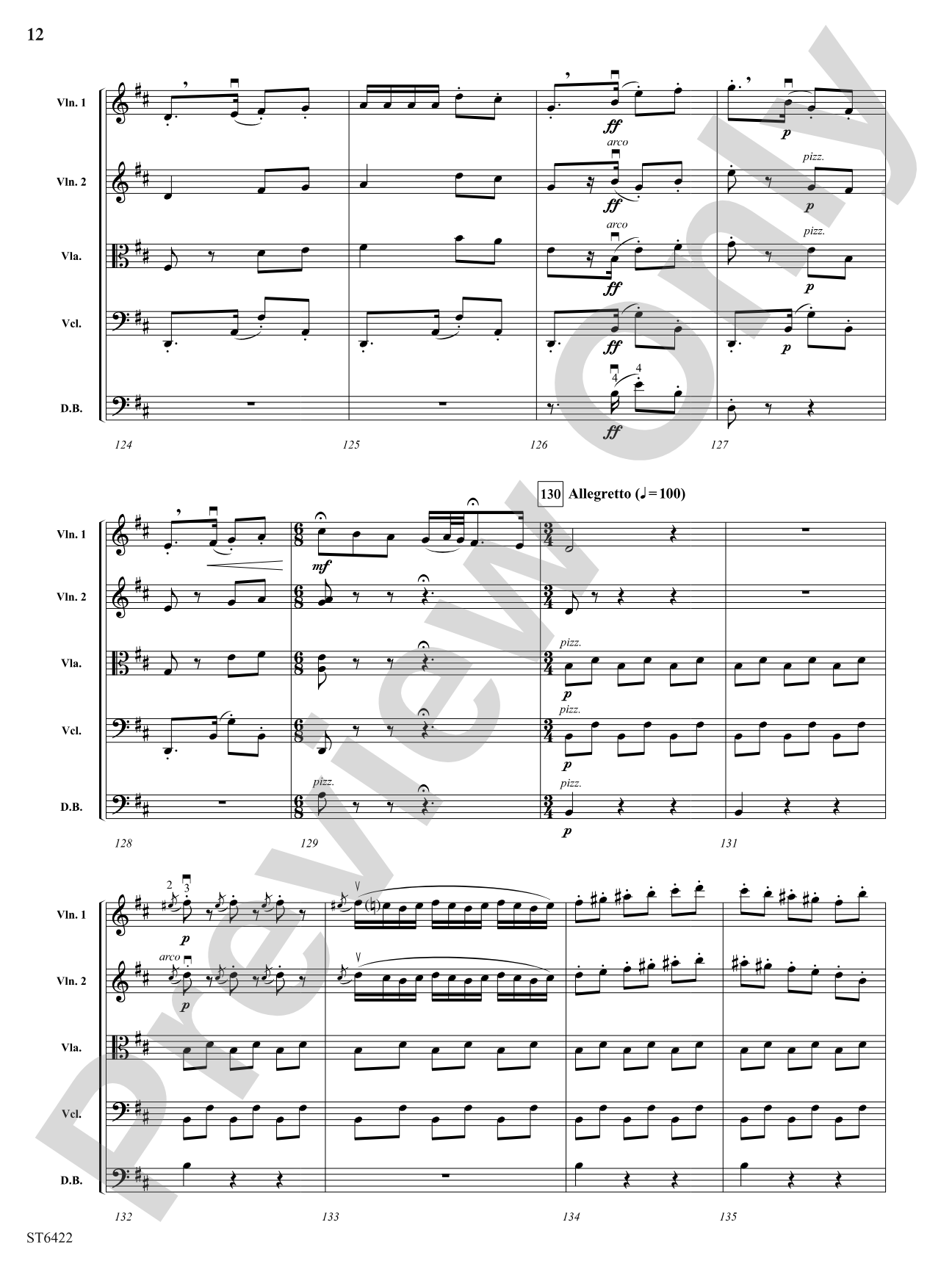 Themes from Carmen: String Orchestra Conductor Score & Parts