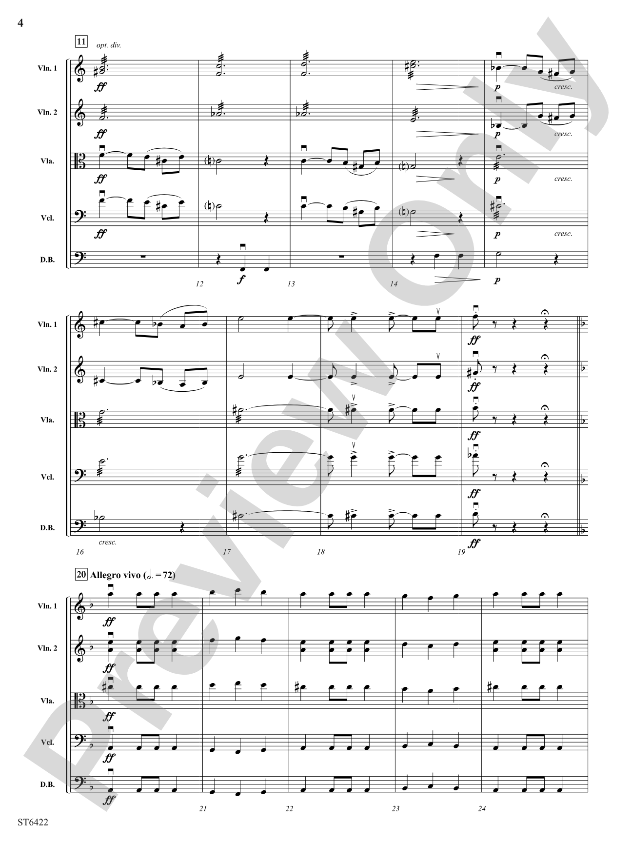 Themes from Carmen: String Orchestra Conductor Score & Parts