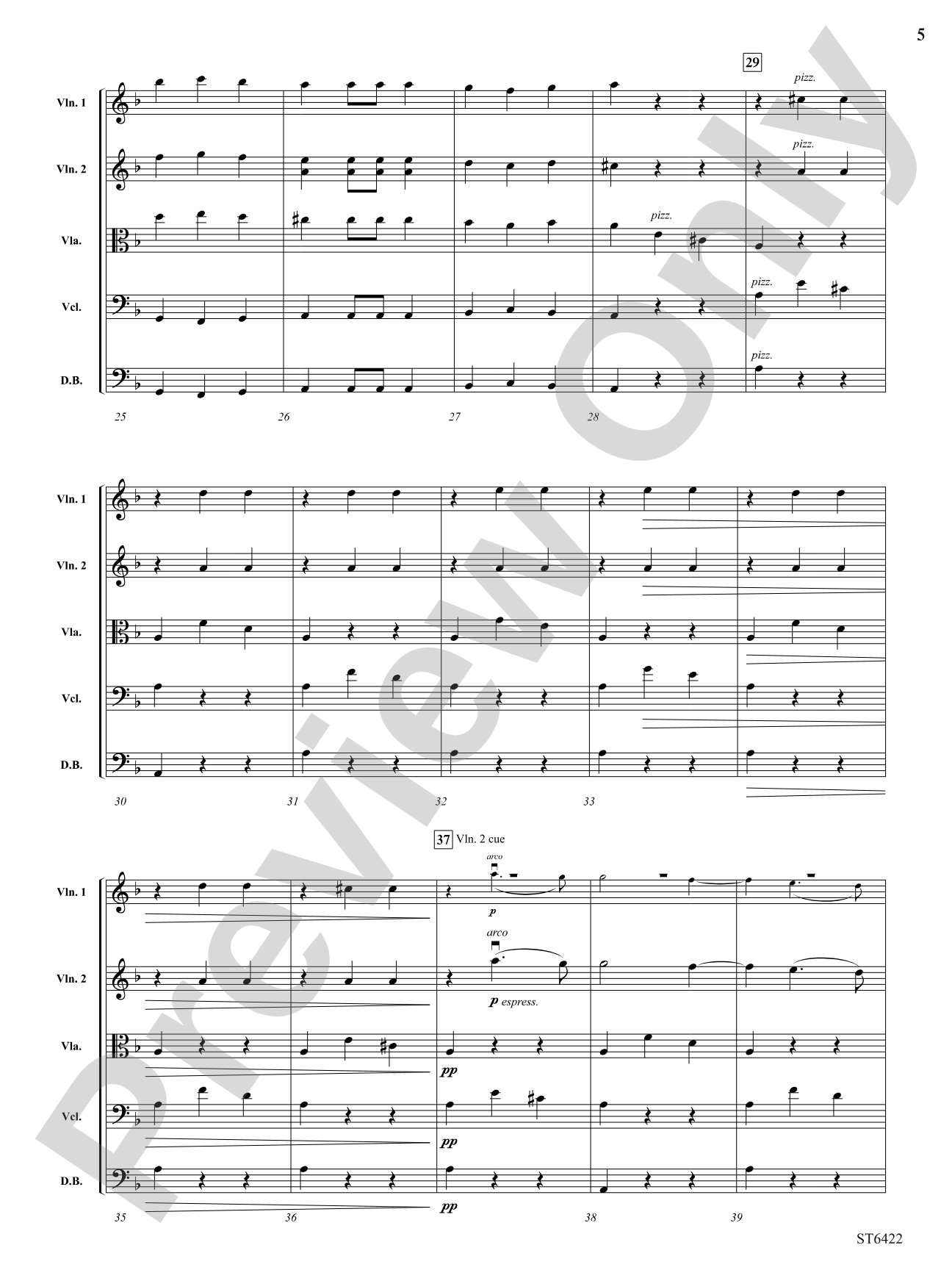 Themes from Carmen: String Orchestra Conductor Score & Parts