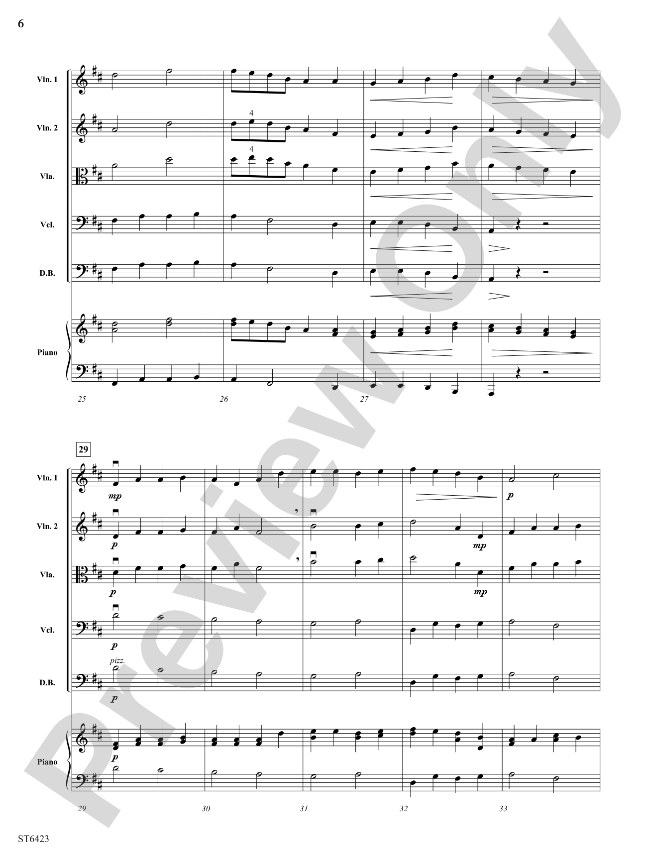 Go Tell it on the Mountain: String Orchestra Conductor Score & Parts