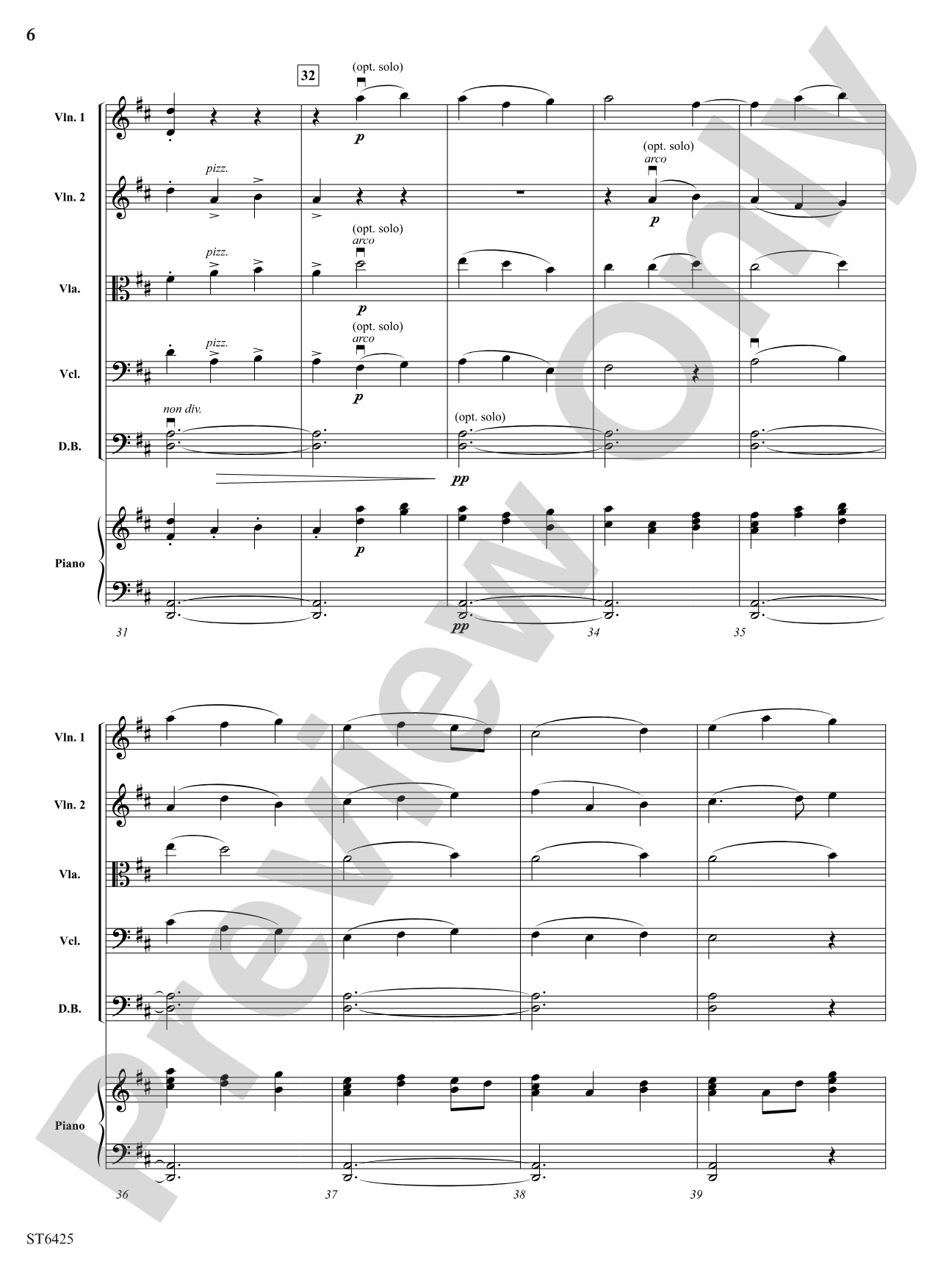 Gagliarda: String Orchestra Conductor Score & Parts