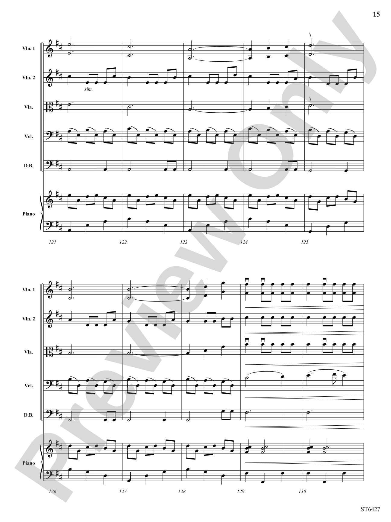 A Solitary Wish: String Orchestra Conductor Score & Parts