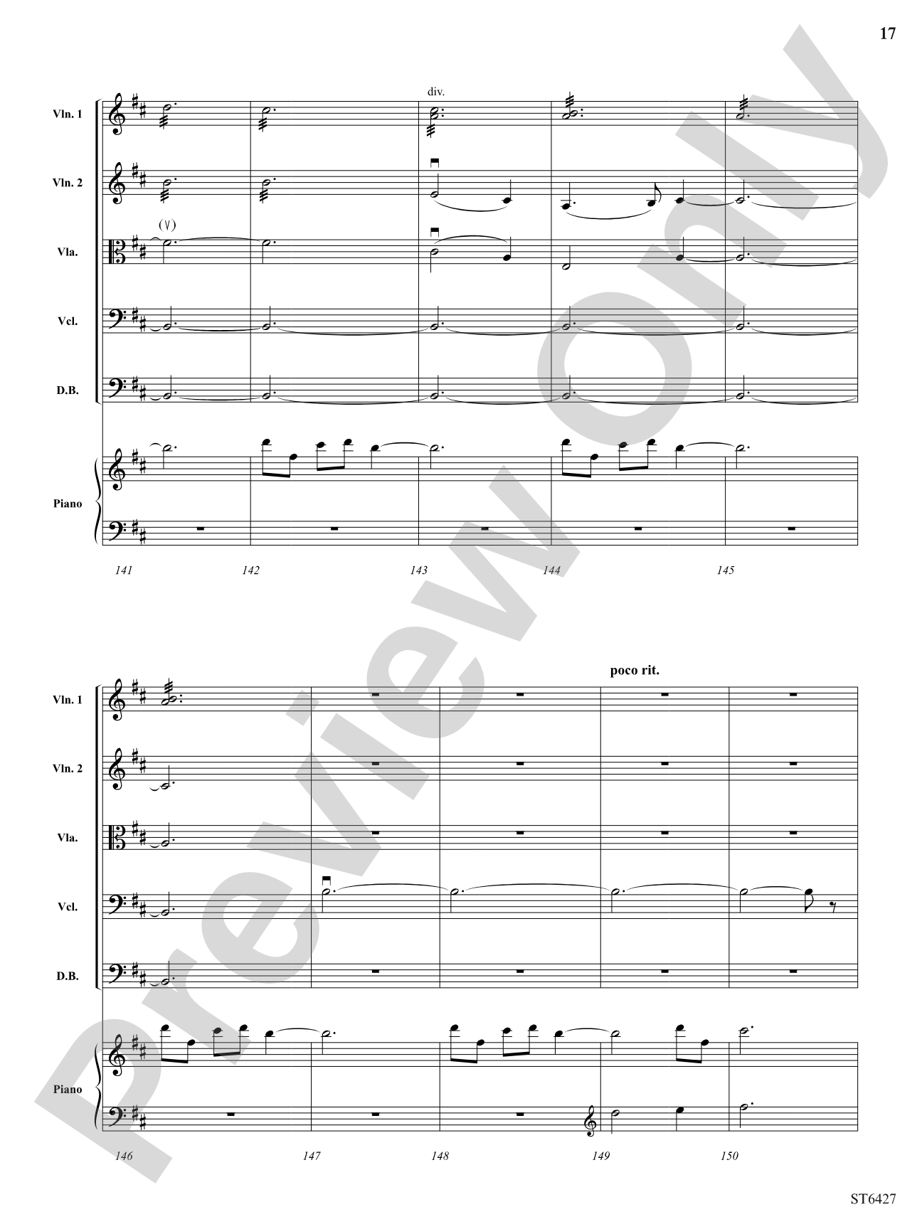 A Solitary Wish: String Orchestra Conductor Score & Parts