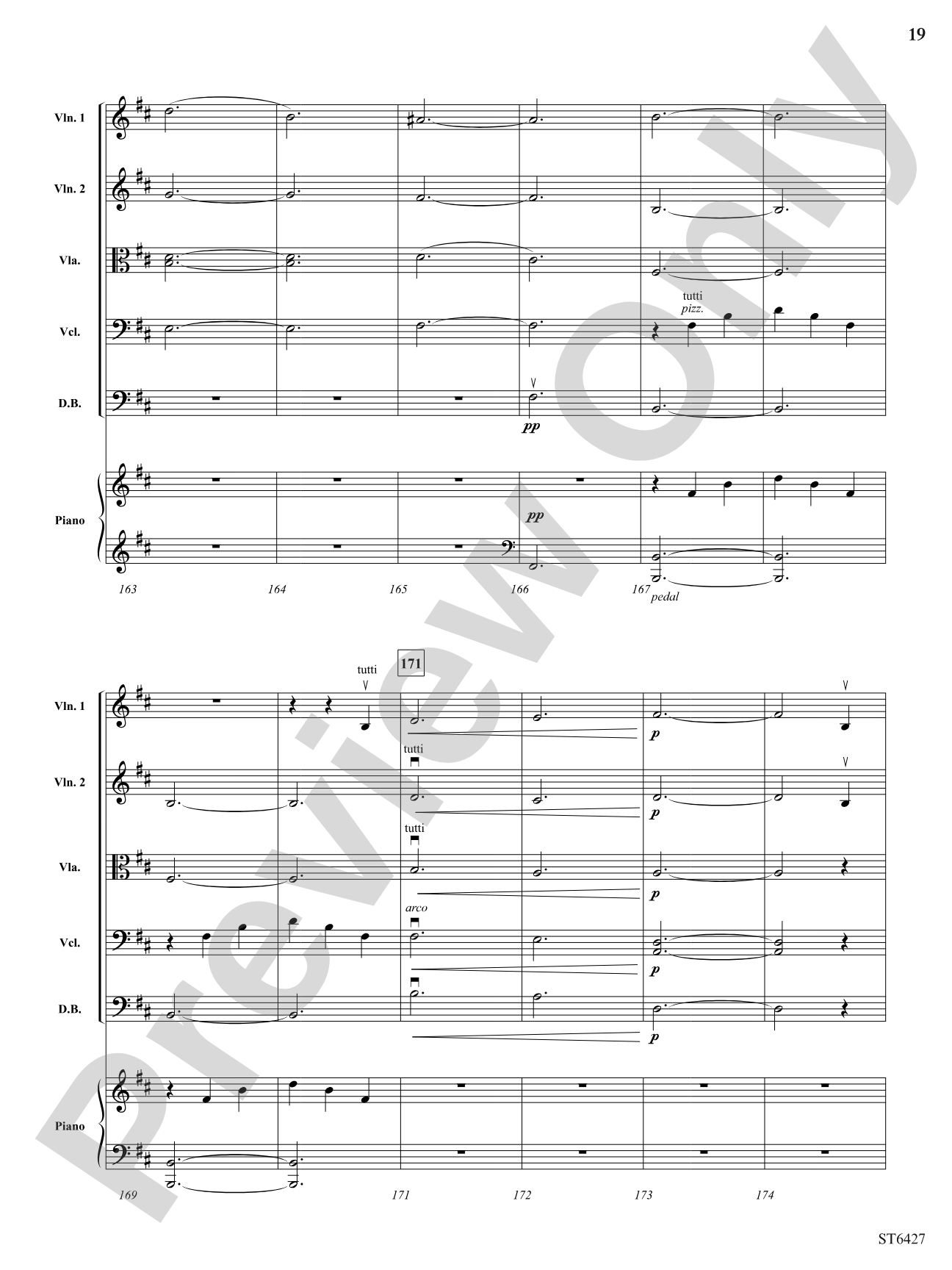 A Solitary Wish: String Orchestra Conductor Score & Parts
