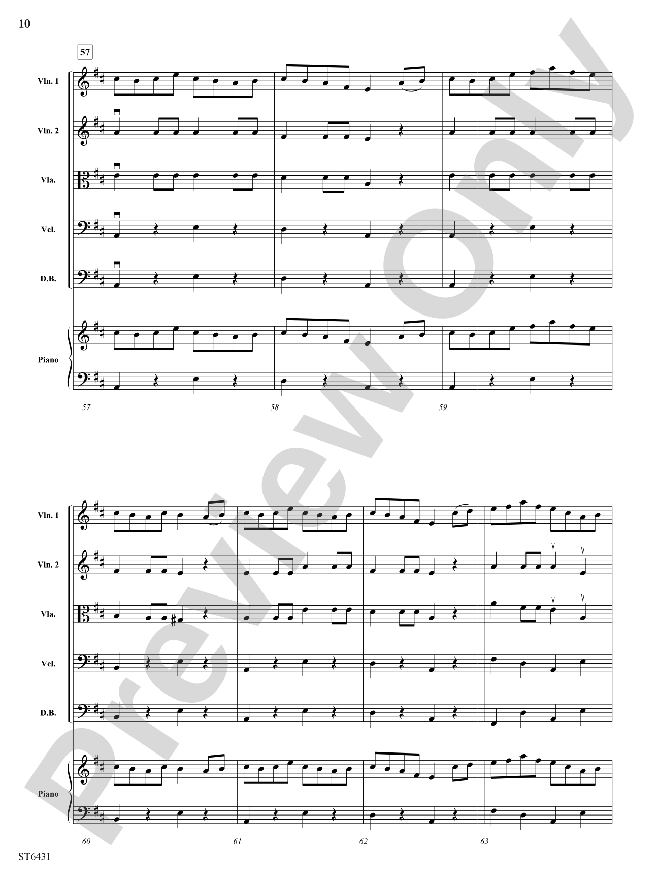 Wild West Hoedown: String Orchestra Conductor Score & Parts