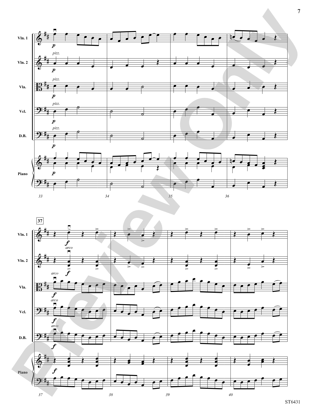 Wild West Hoedown: String Orchestra Conductor Score & Parts