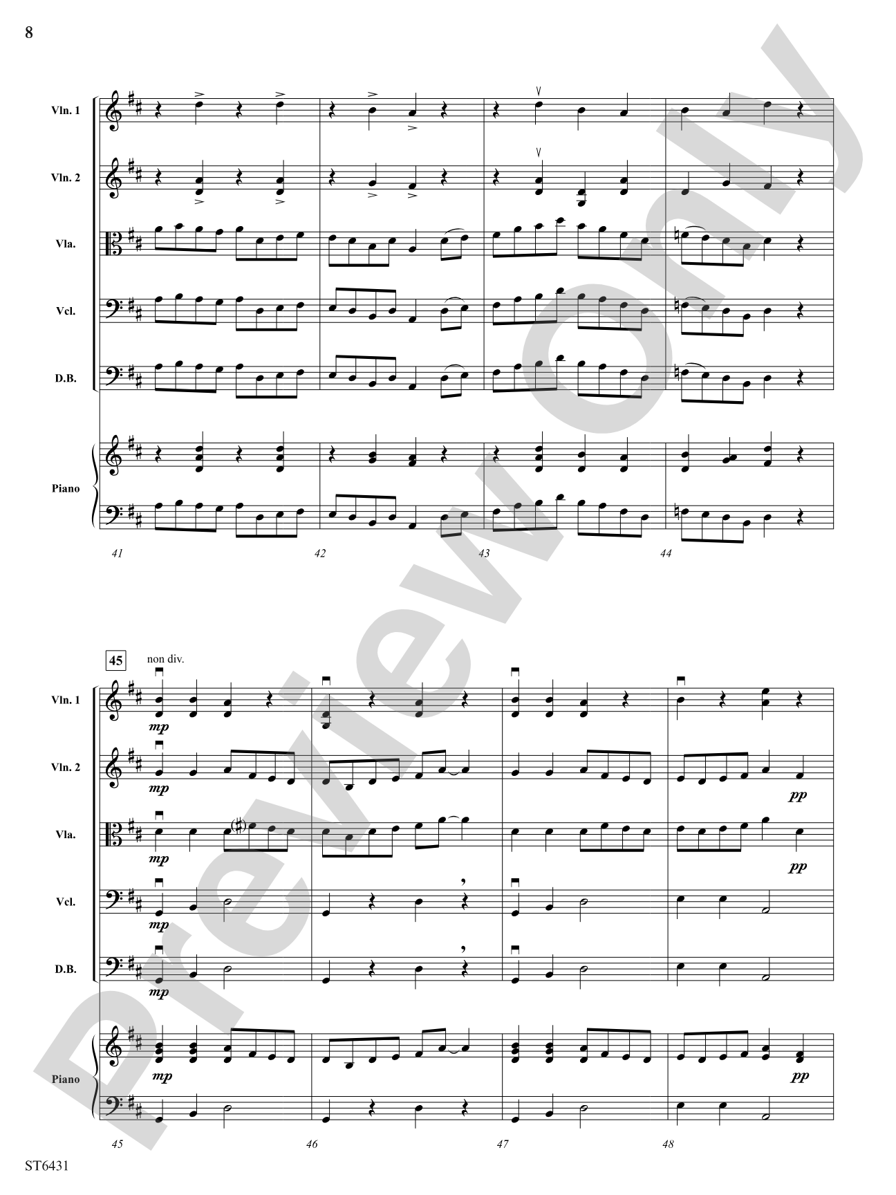 Wild West Hoedown: String Orchestra Conductor Score & Parts