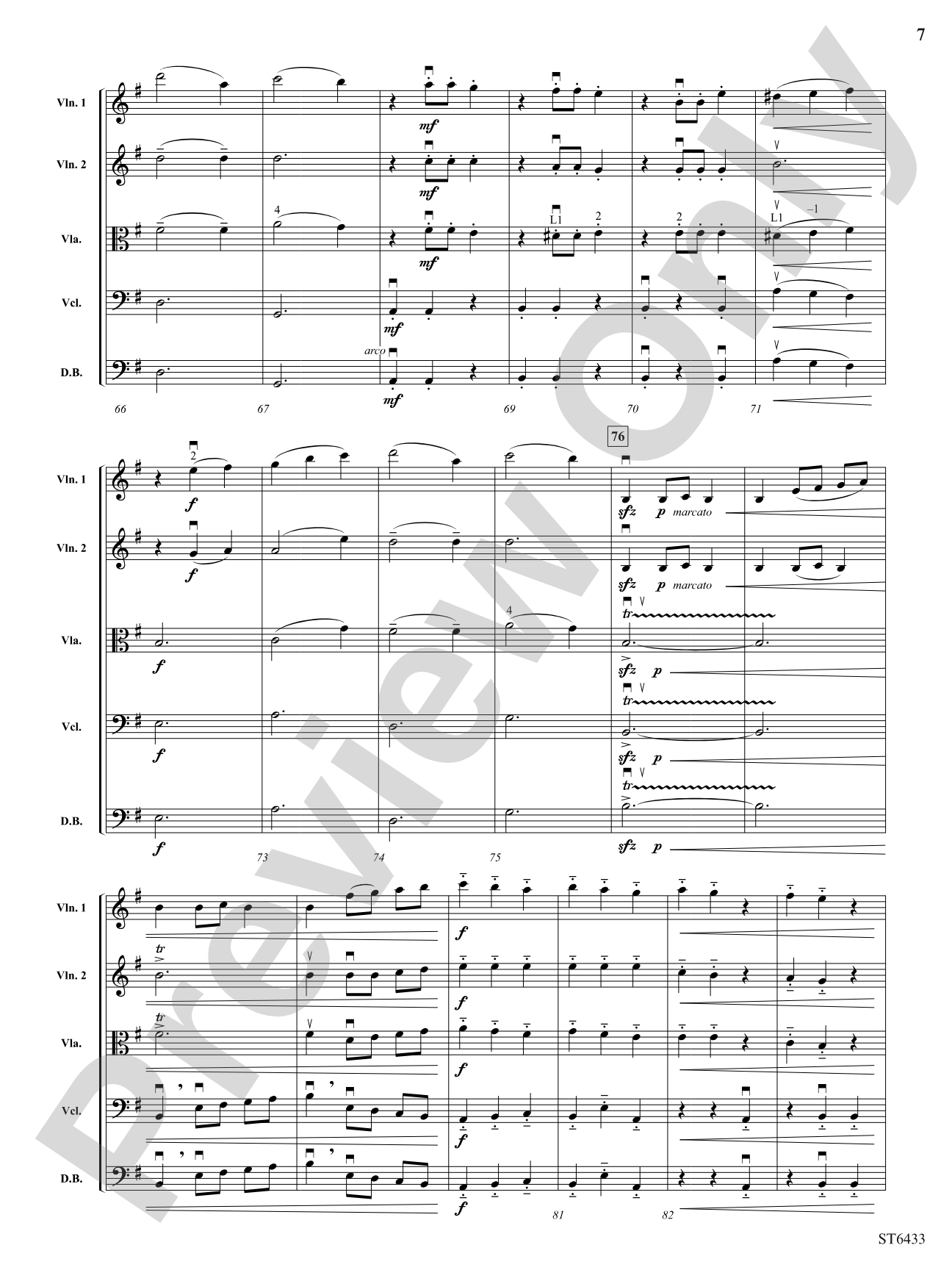Legionary: String Orchestra Conductor Score & Parts