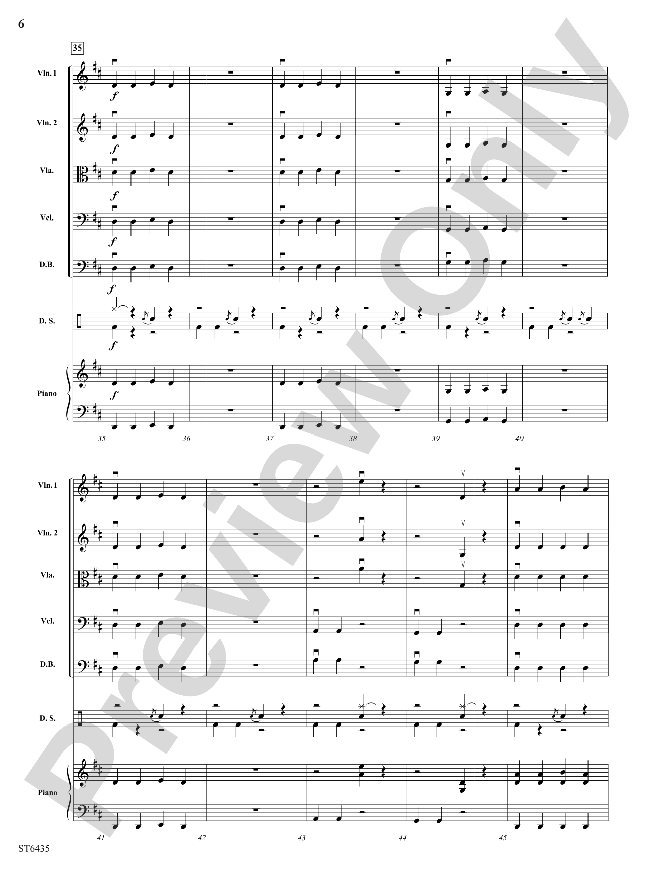 First Finger Rock: String Orchestra Conductor Score & Parts
