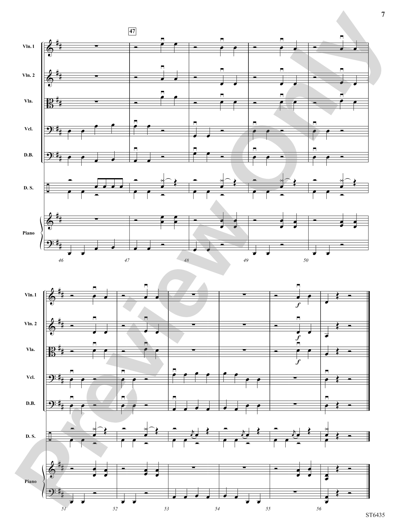 First Finger Rock: String Orchestra Conductor Score & Parts