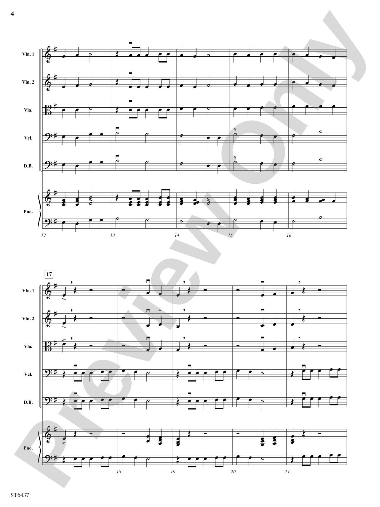 Lost Island: String Orchestra Conductor Score & Parts