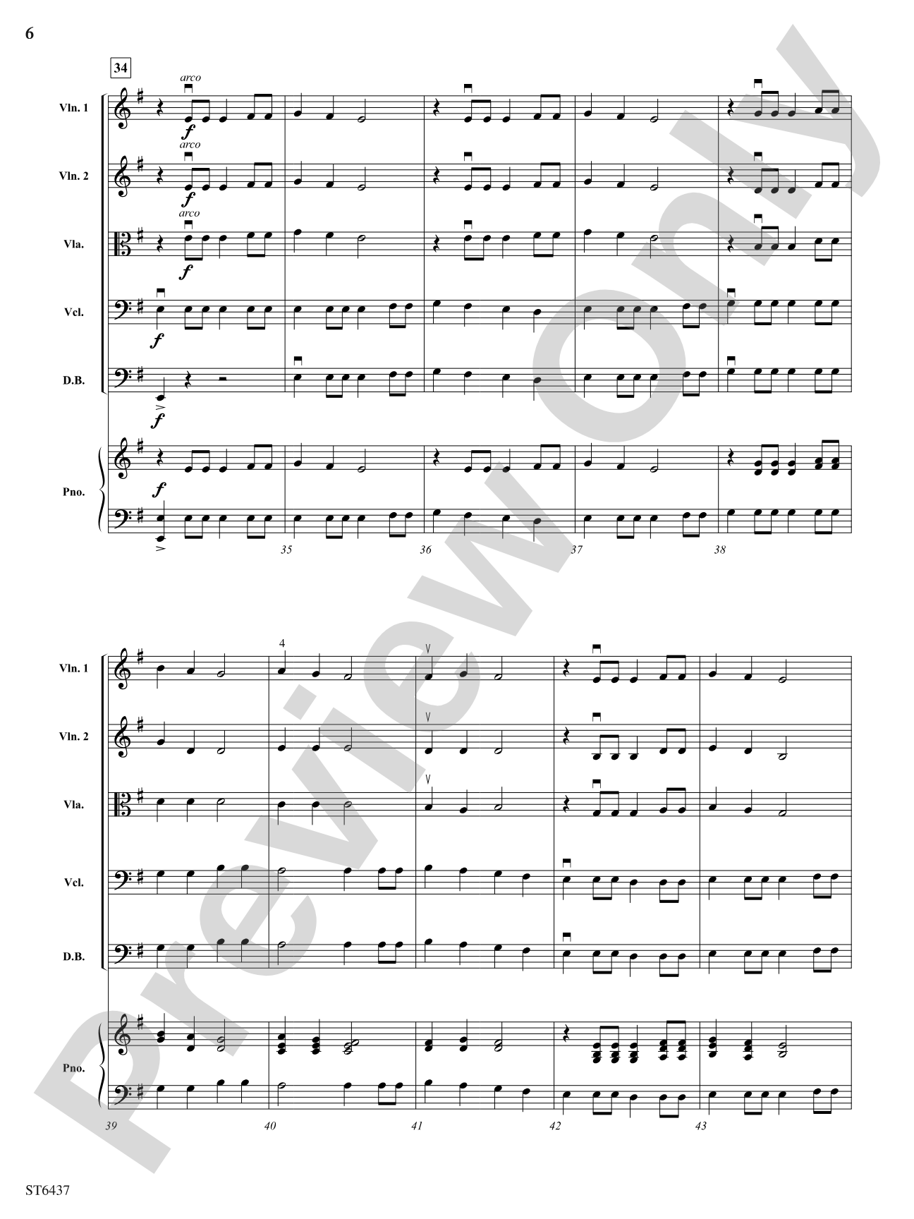 Lost Island: String Orchestra Conductor Score & Parts